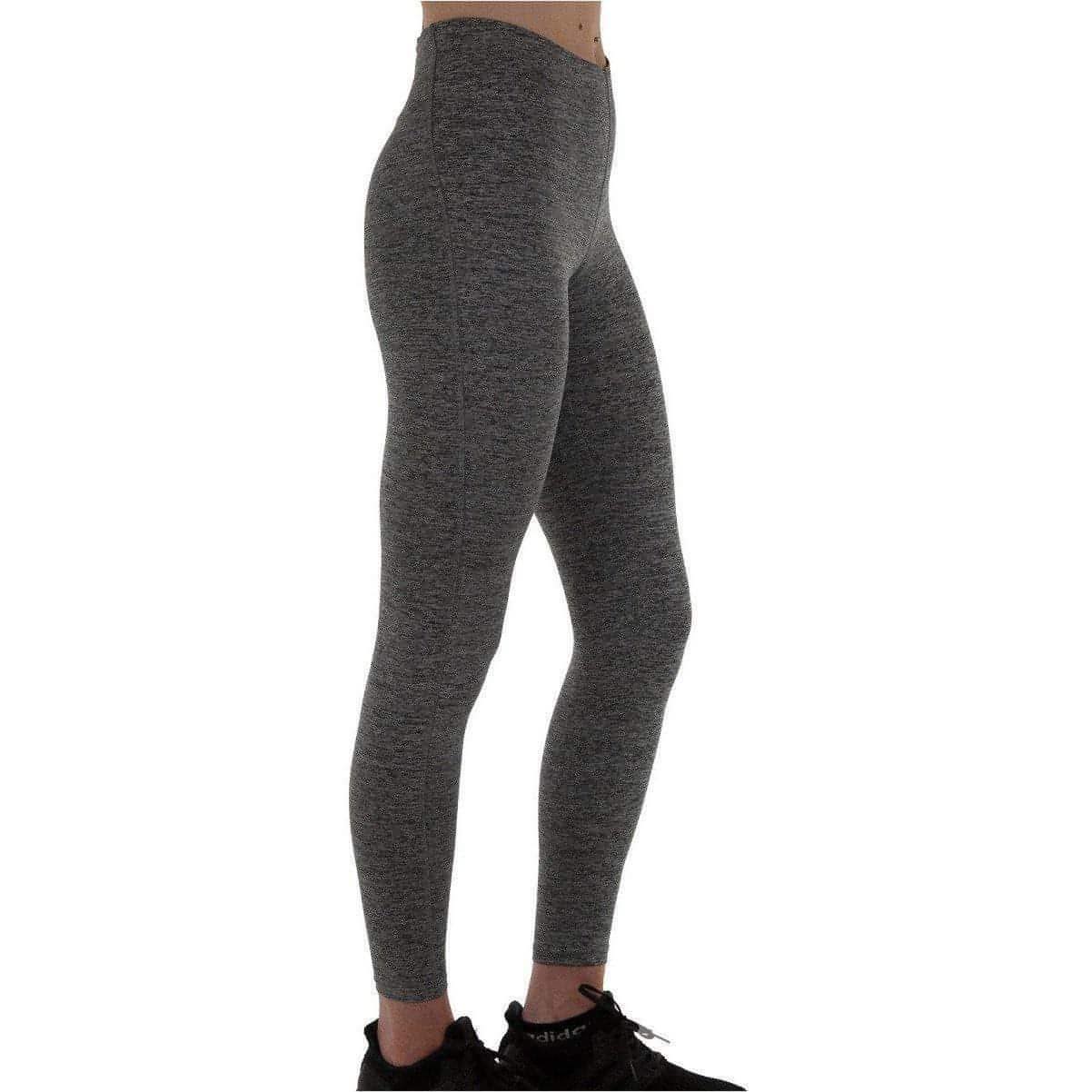 More Mile Train To Run Womens Long Running Tights - Grey - Image 2