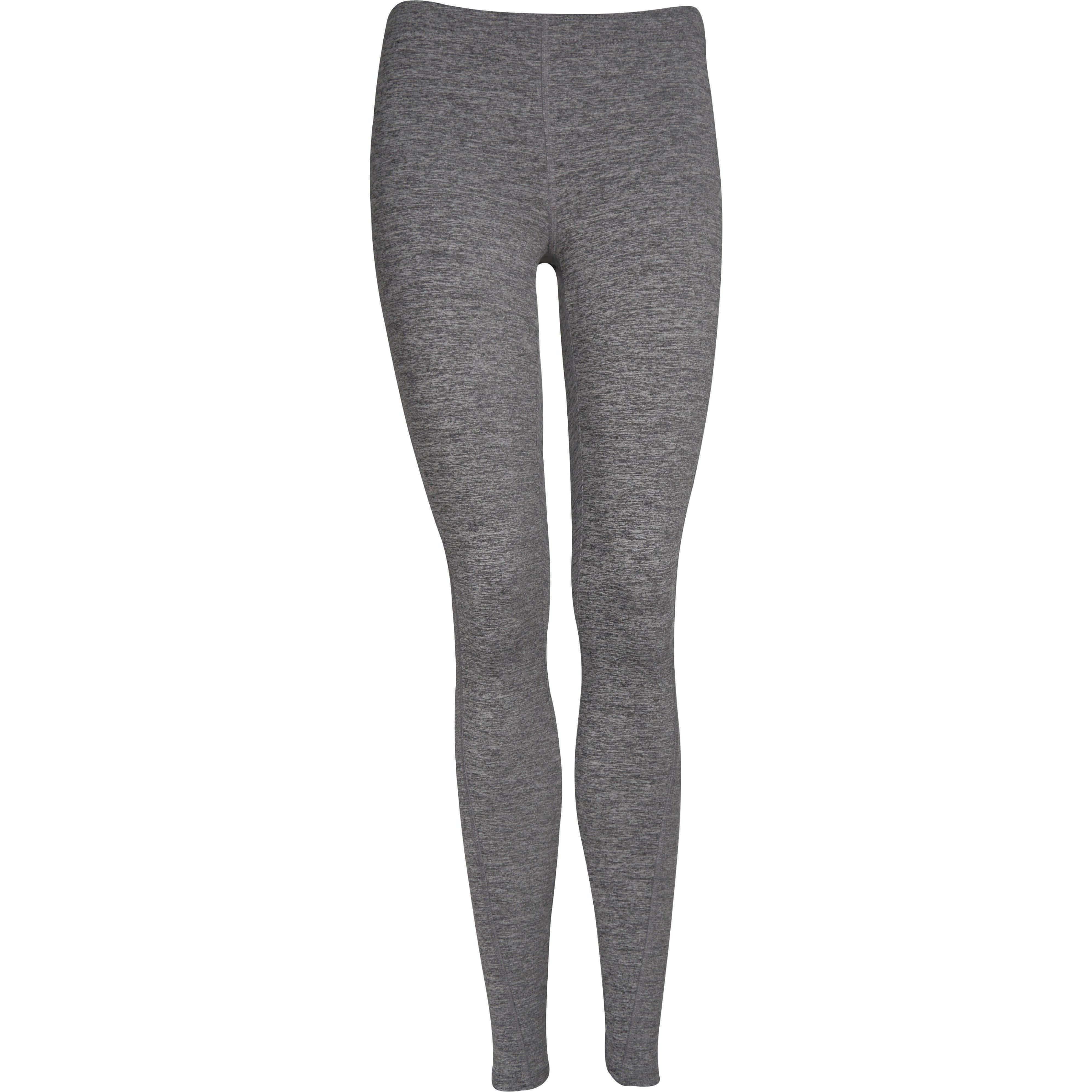 More Mile Train To Run Womens Long Running Tights - Grey - Image 3