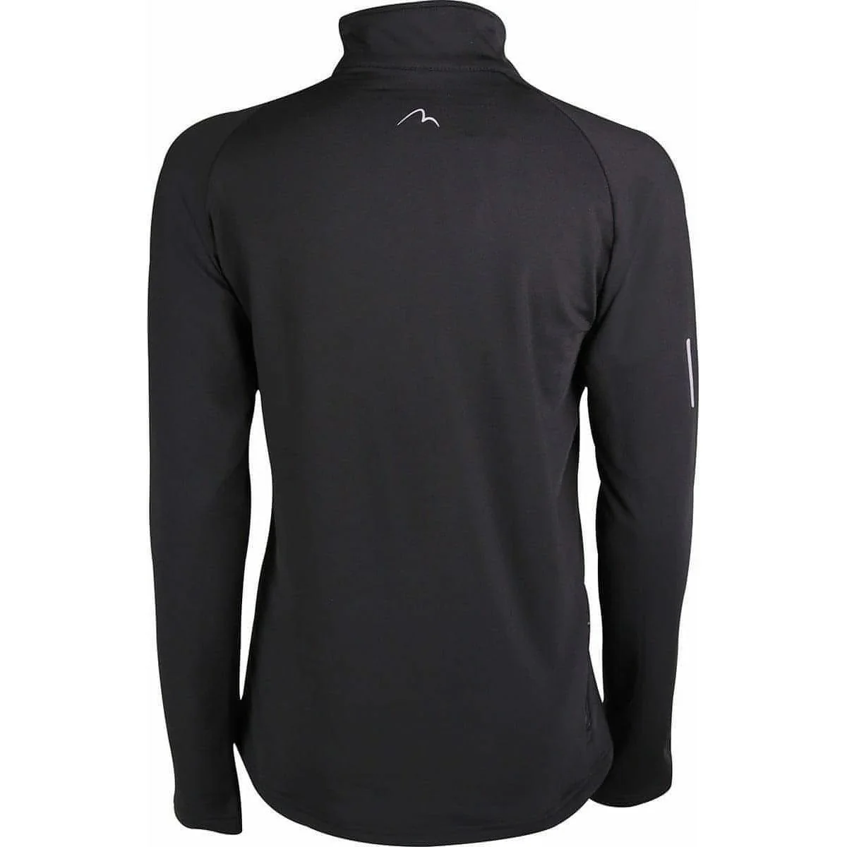 More Mile Vancouver Half Zip Long Sleeve Womens Running Top - Black - Image 2