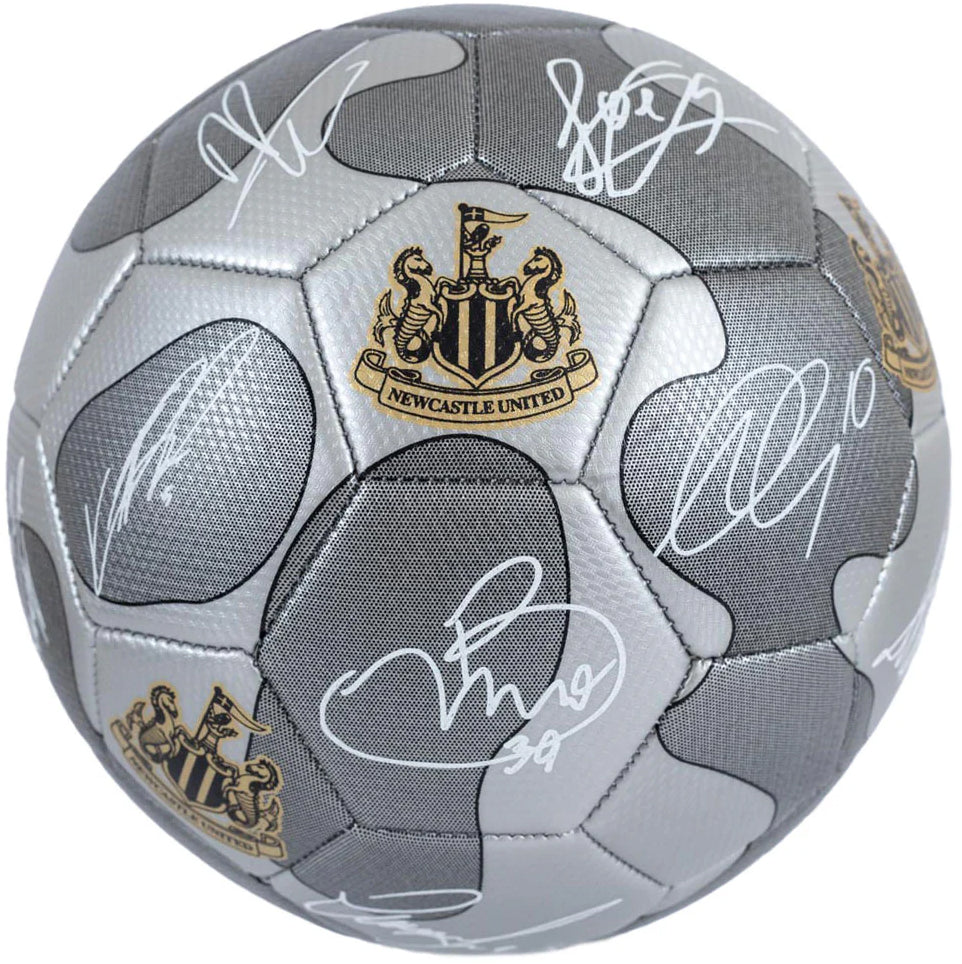 Newcastle United Camo Signature Football - Grey - Image 2