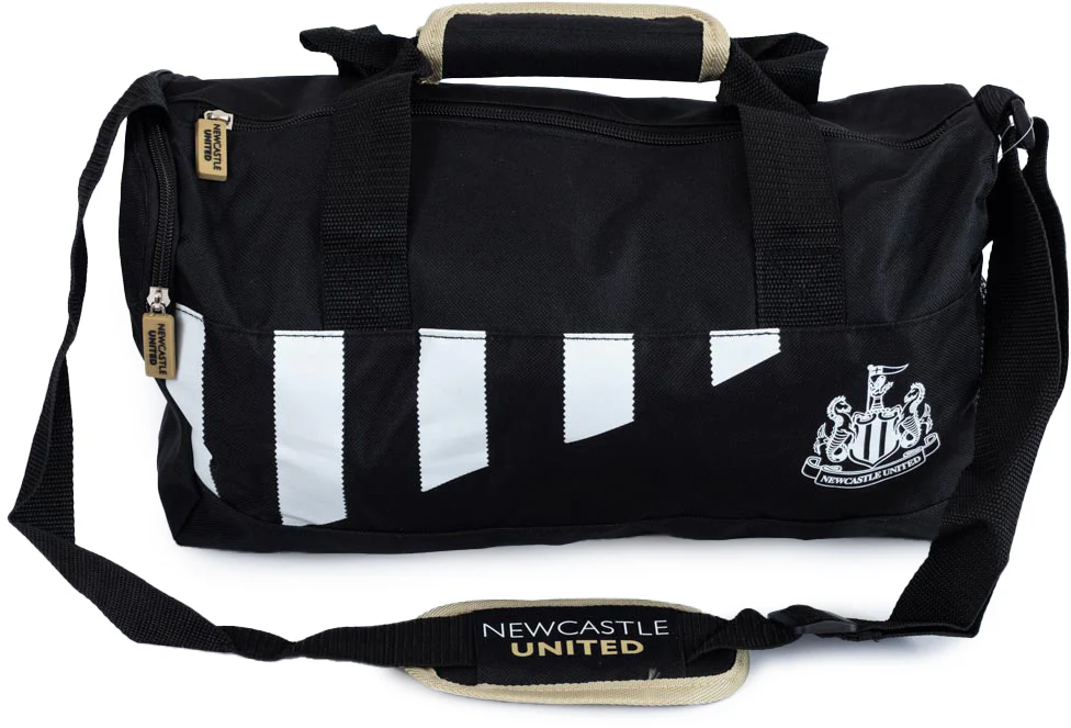 Newcastle United Stripe Small Holdall - Black - Image 2