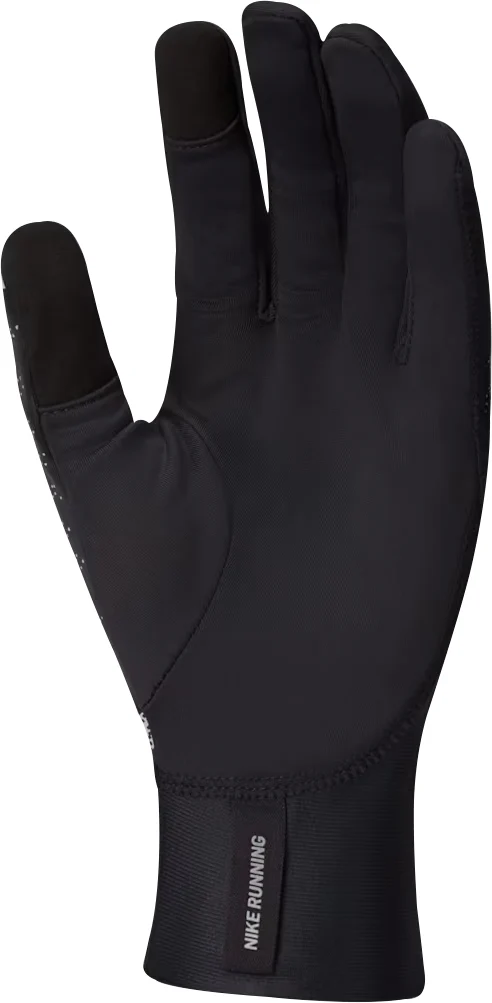 Nike Pacer Reflective Midweight Mens Running Gloves - Black - Image 2
