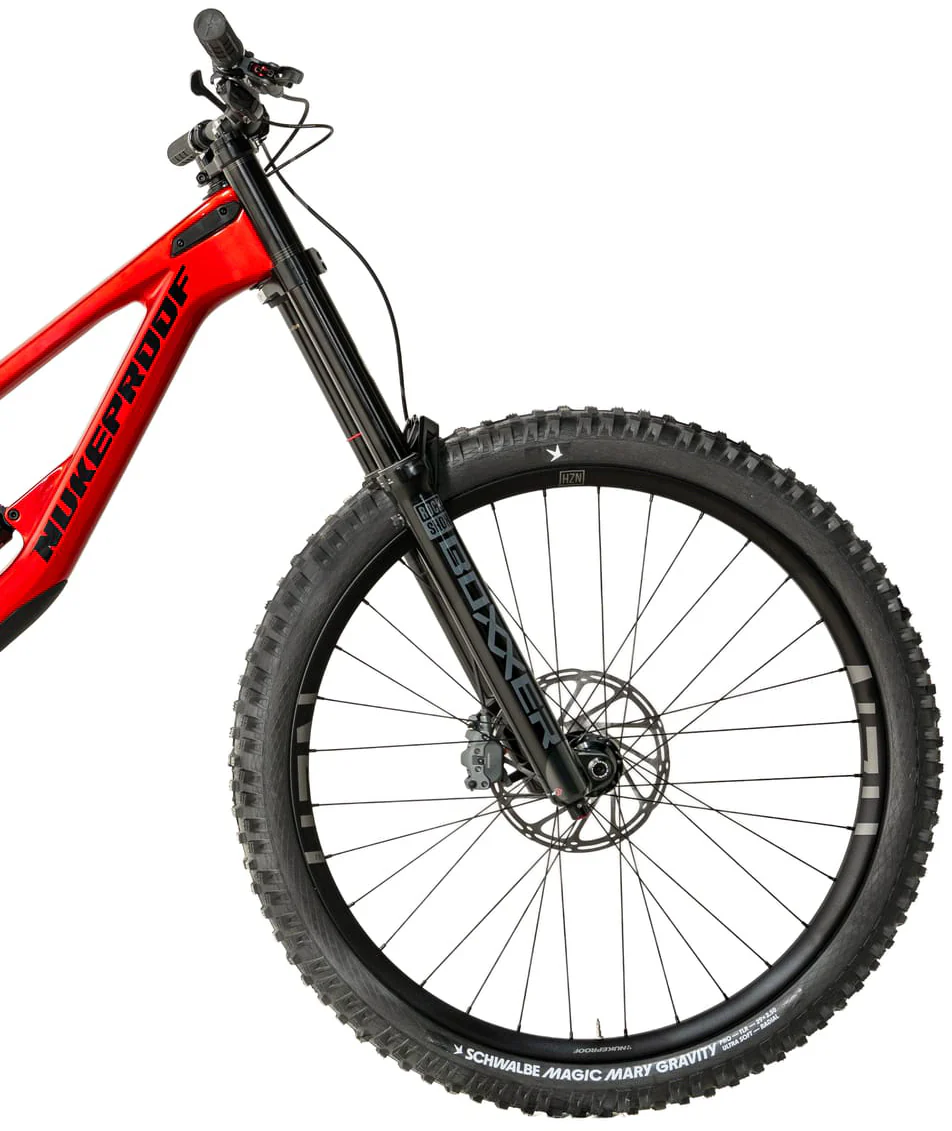 Nukeproof Dissent 297 Carbon Pro Full Suspension Mountain Bike 2026 - Red - Image 3