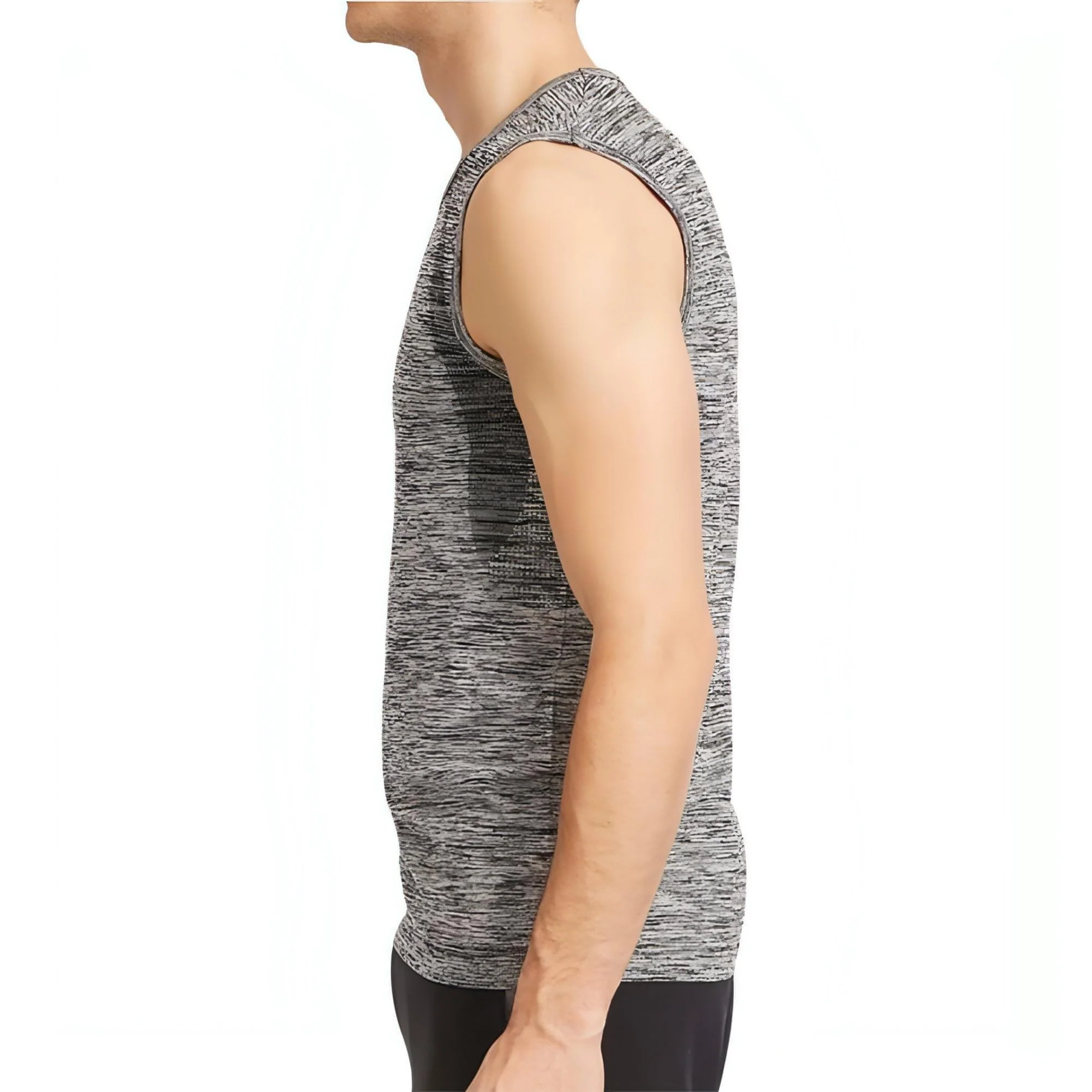 Ohmme Chandra Mens Yoga Vest - Grey - Image 2