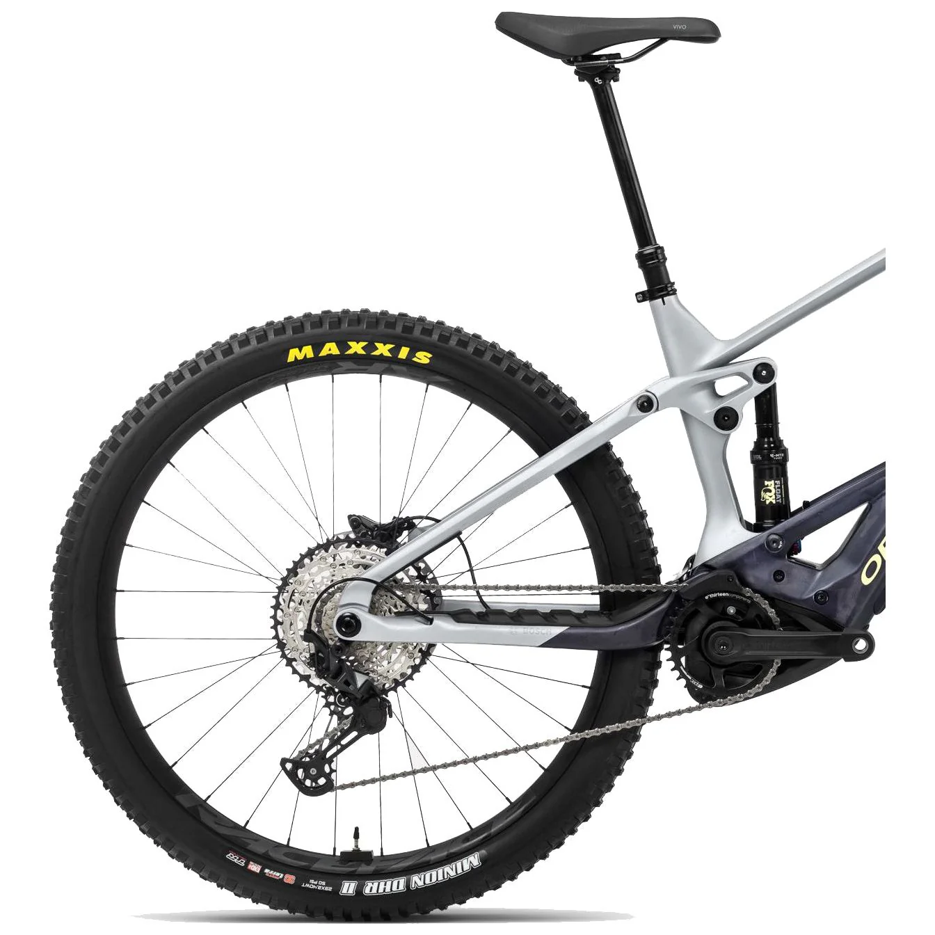 Orbea Wild M20 Carbon Electric Mountain Bike 2024 - Halo Silver - Image 2