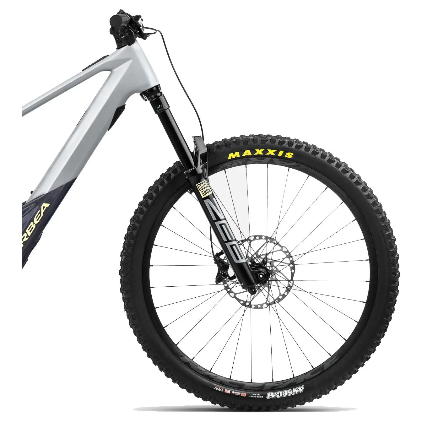 Orbea Wild M20 Carbon Electric Mountain Bike 2024 - Halo Silver - Image 3