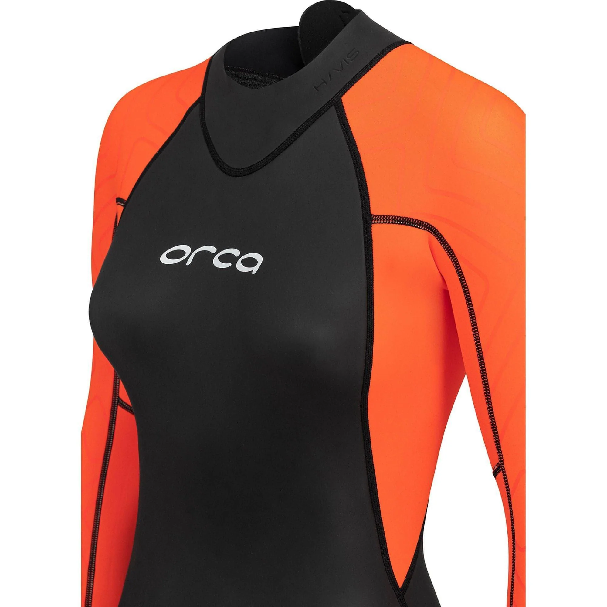 Orca Vitalis Openwater Hi Vis Womens Wetsuit - Black - Image 3
