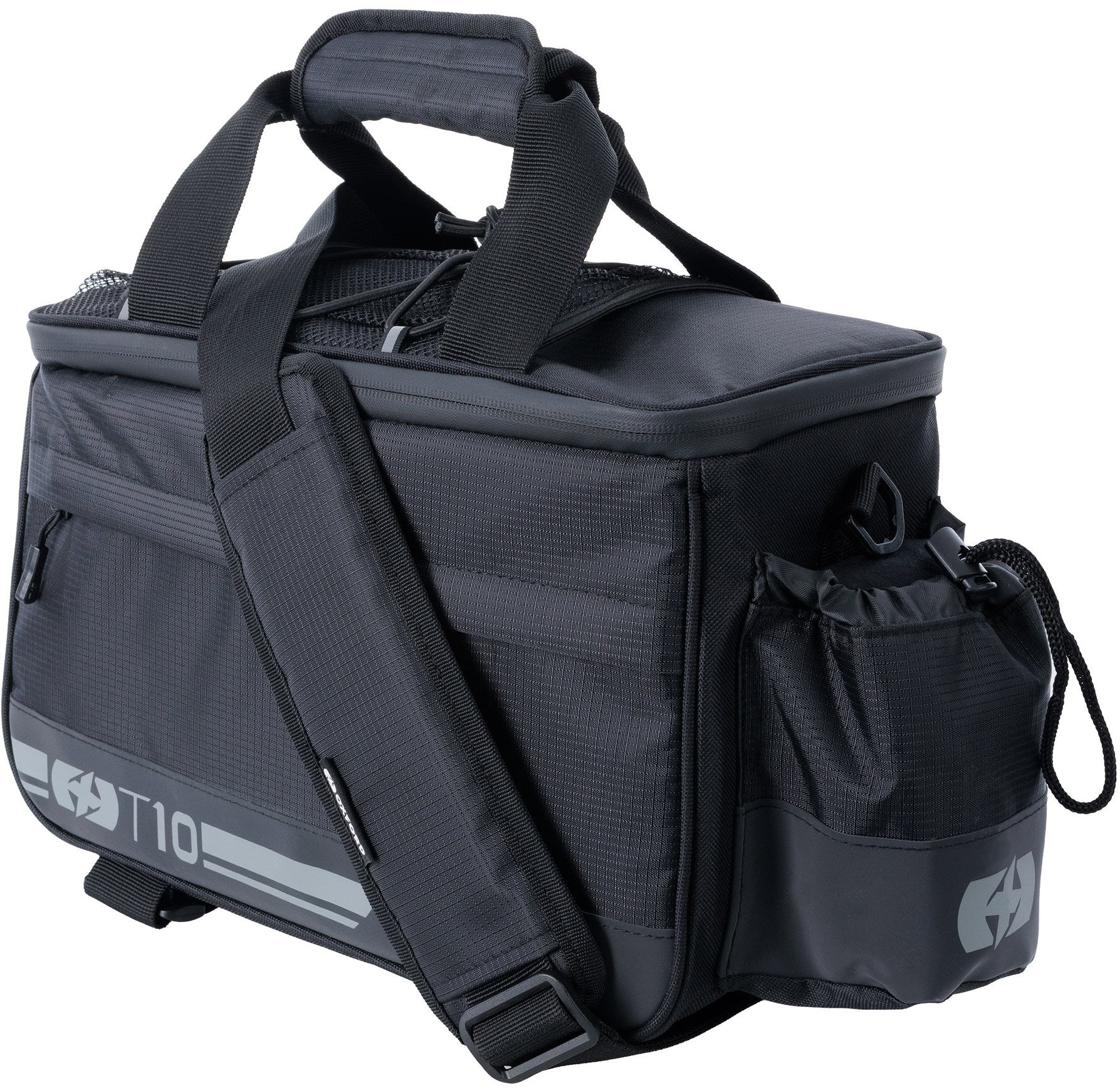 Oxford T10 Rack Top Bag 10L - Black - Image 3