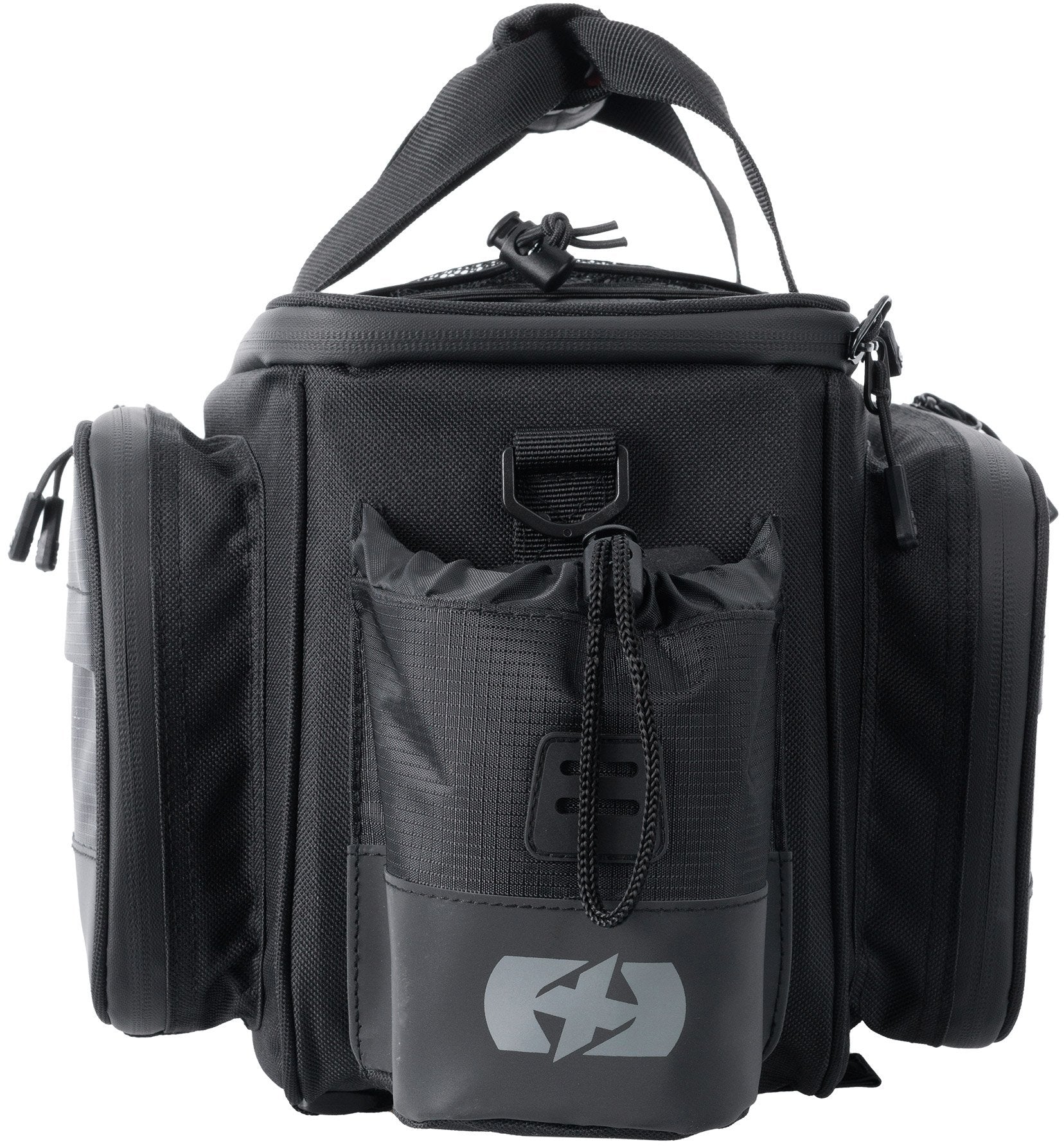Oxford T18 Rack Top Bag With 18L Pannier Bag - Black - Image 3