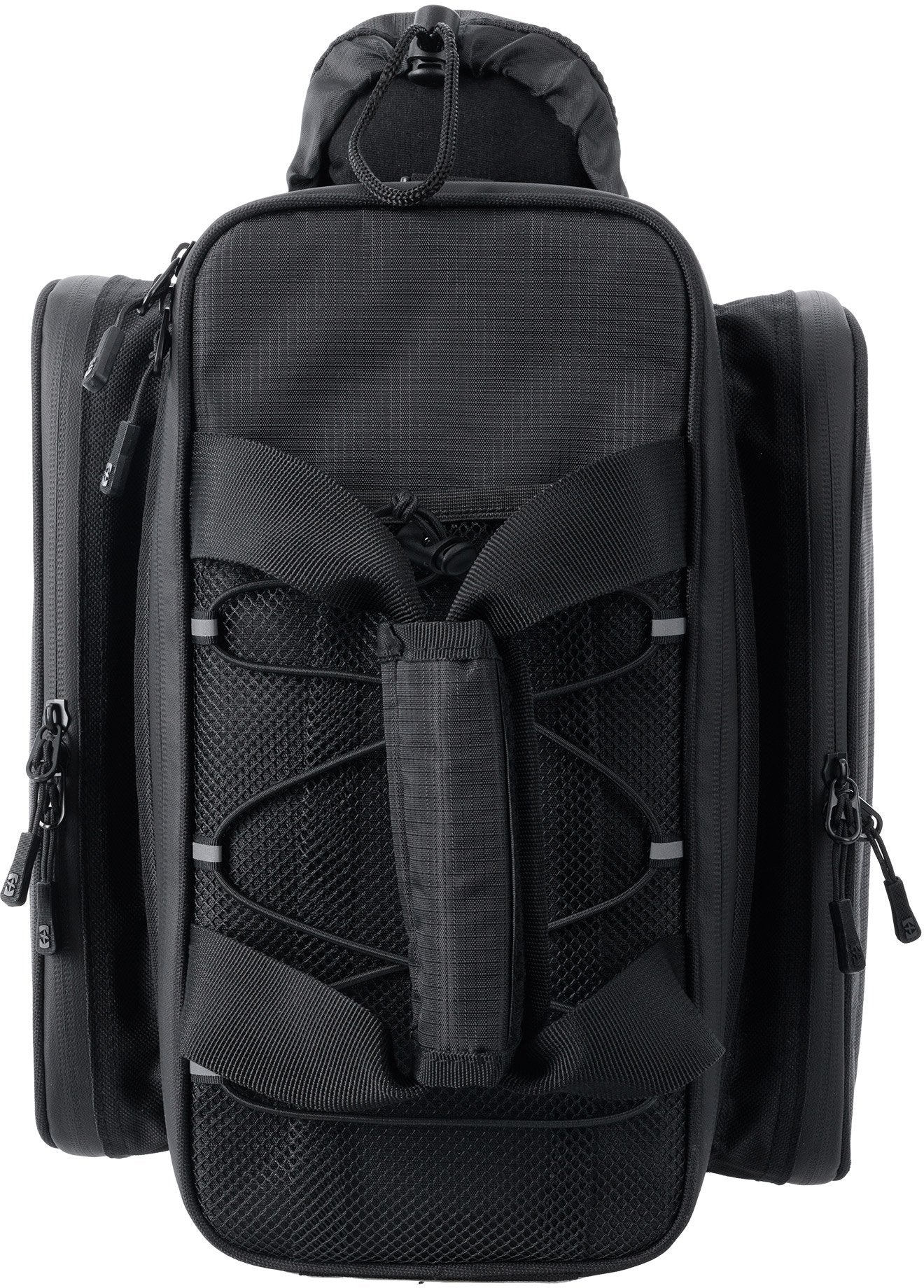 Oxford T18 Rack Top Bag With 18L Pannier Bag - Black - Image 5