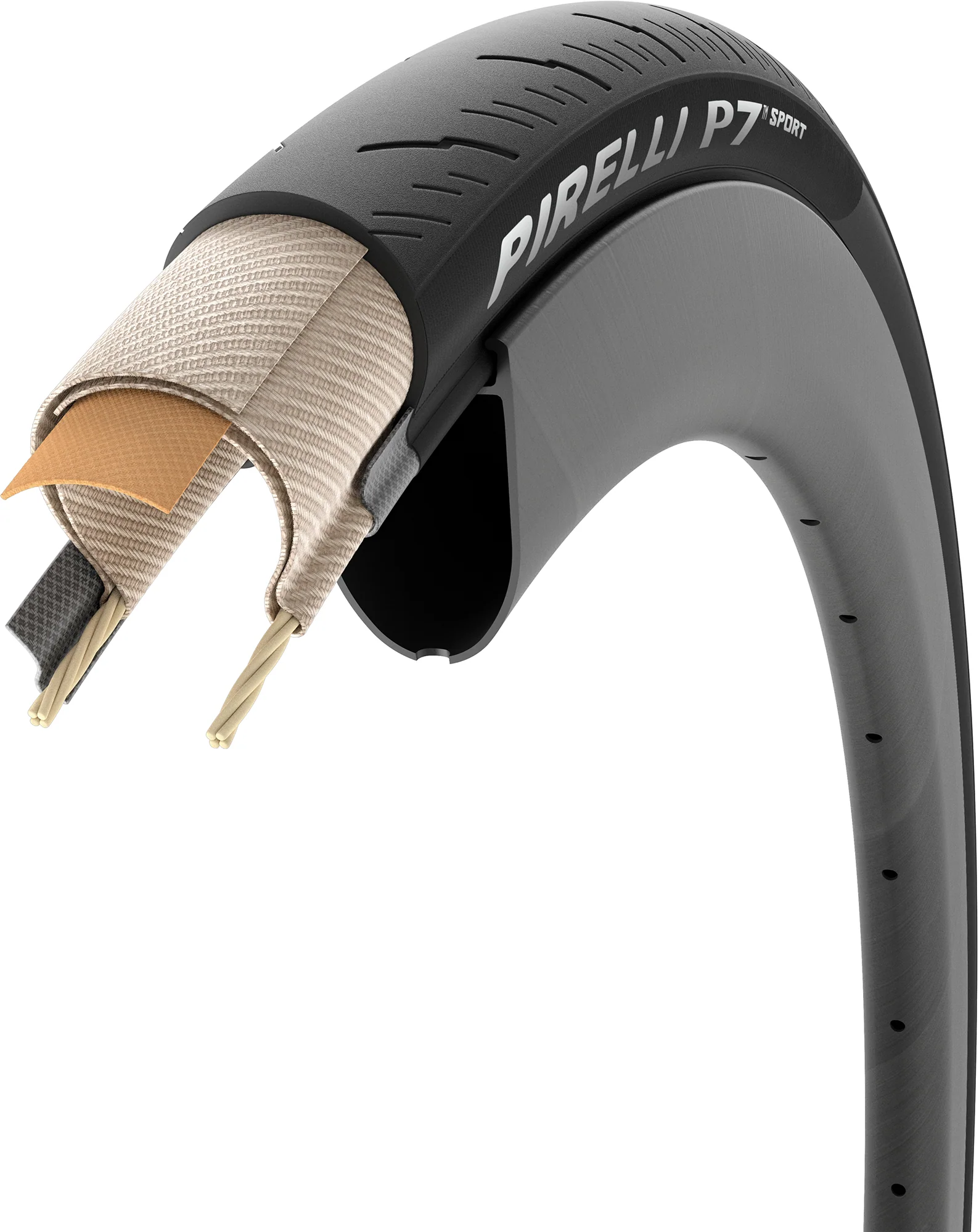 Pirelli P7 Sport Tyre - Black - Image 4