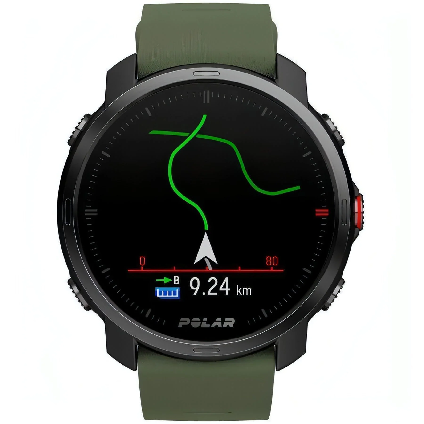 Polar Grit X Outdoor GPS Multisport Watch - Green - Image 4