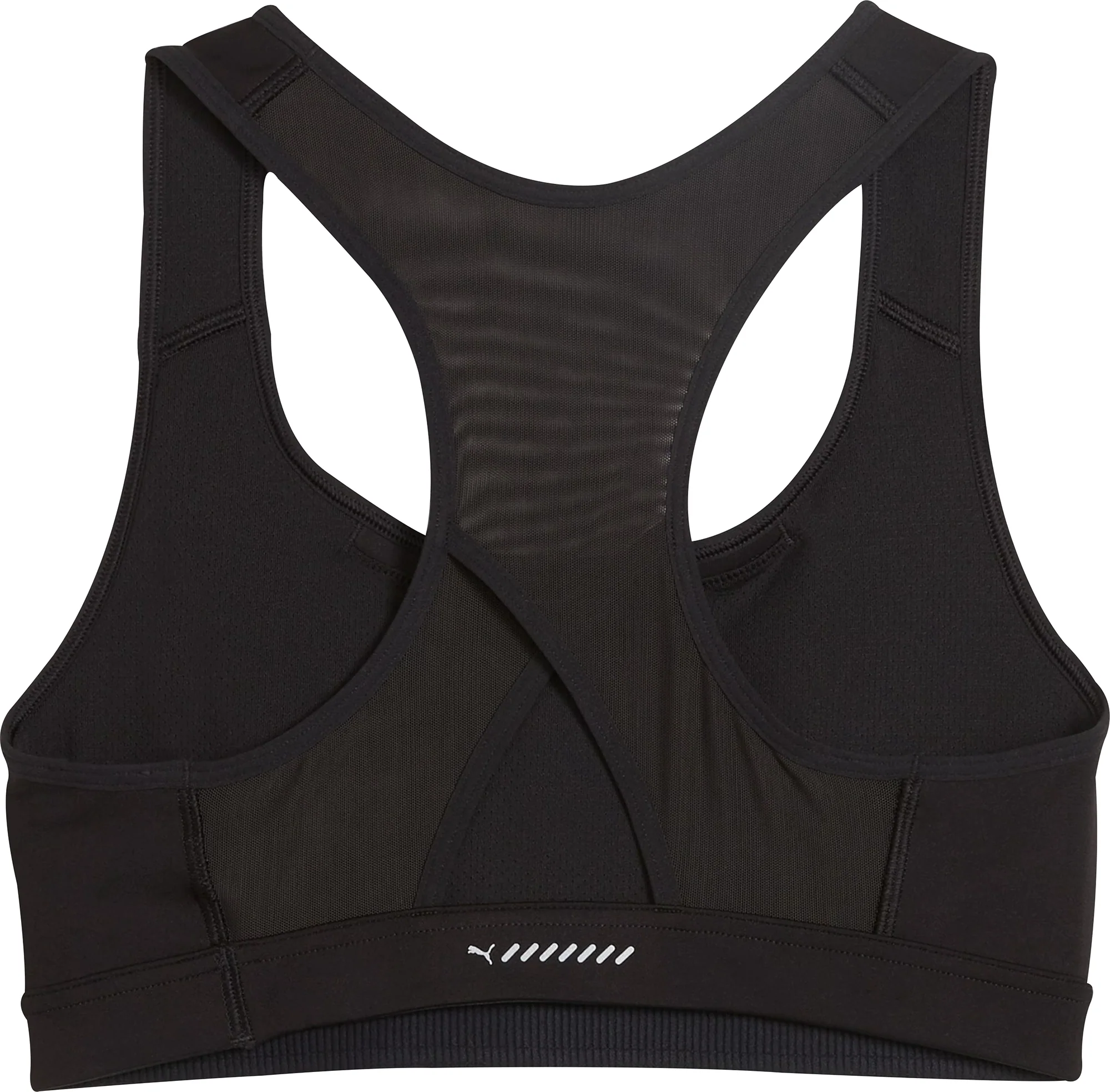Puma 4KEEPS Womens Running Sports Bra - Black - Image 5