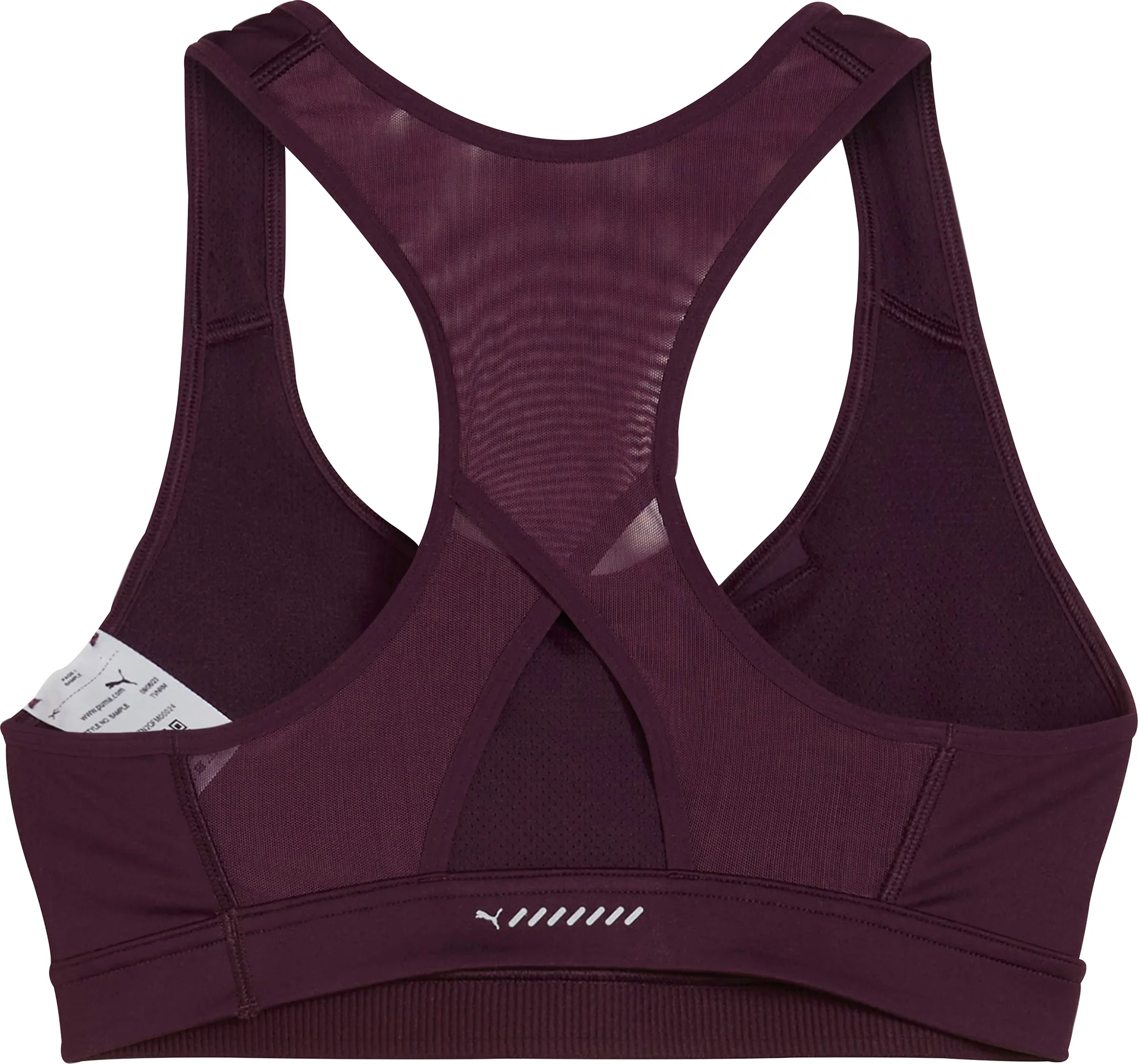 Puma 4KEEPS Womens Running Sports Bra - Purple - Image 5