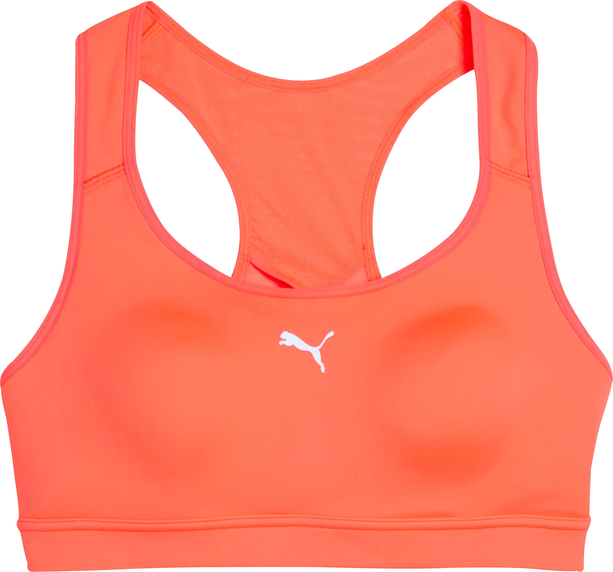 Puma 4KEEPS Womens Running Sports Bra - Red - Image 5