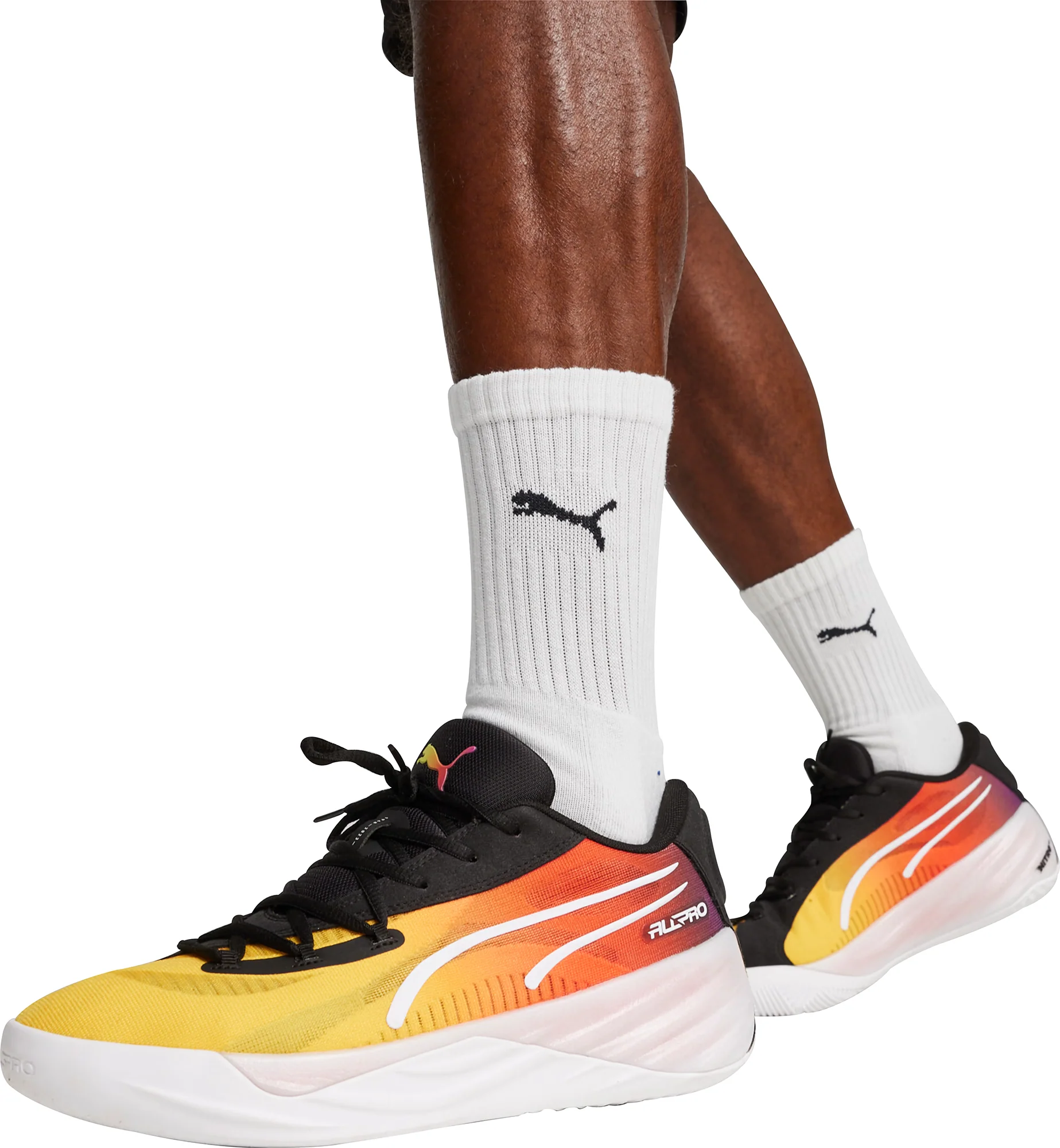 Puma All-Pro Nitro Showtime Basketball Shoes - Yellow - Image 8