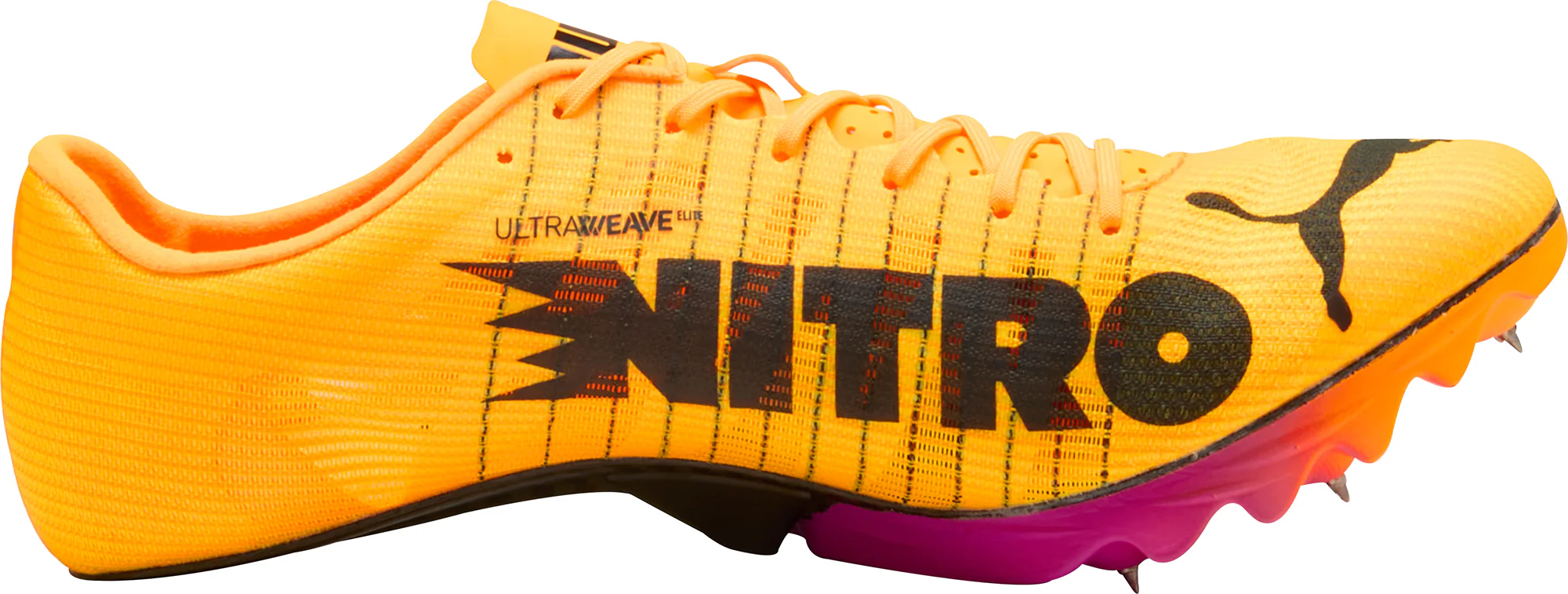 Puma Berserker Nitro Elite 2 Mens Running Spikes - Orange - Image 3