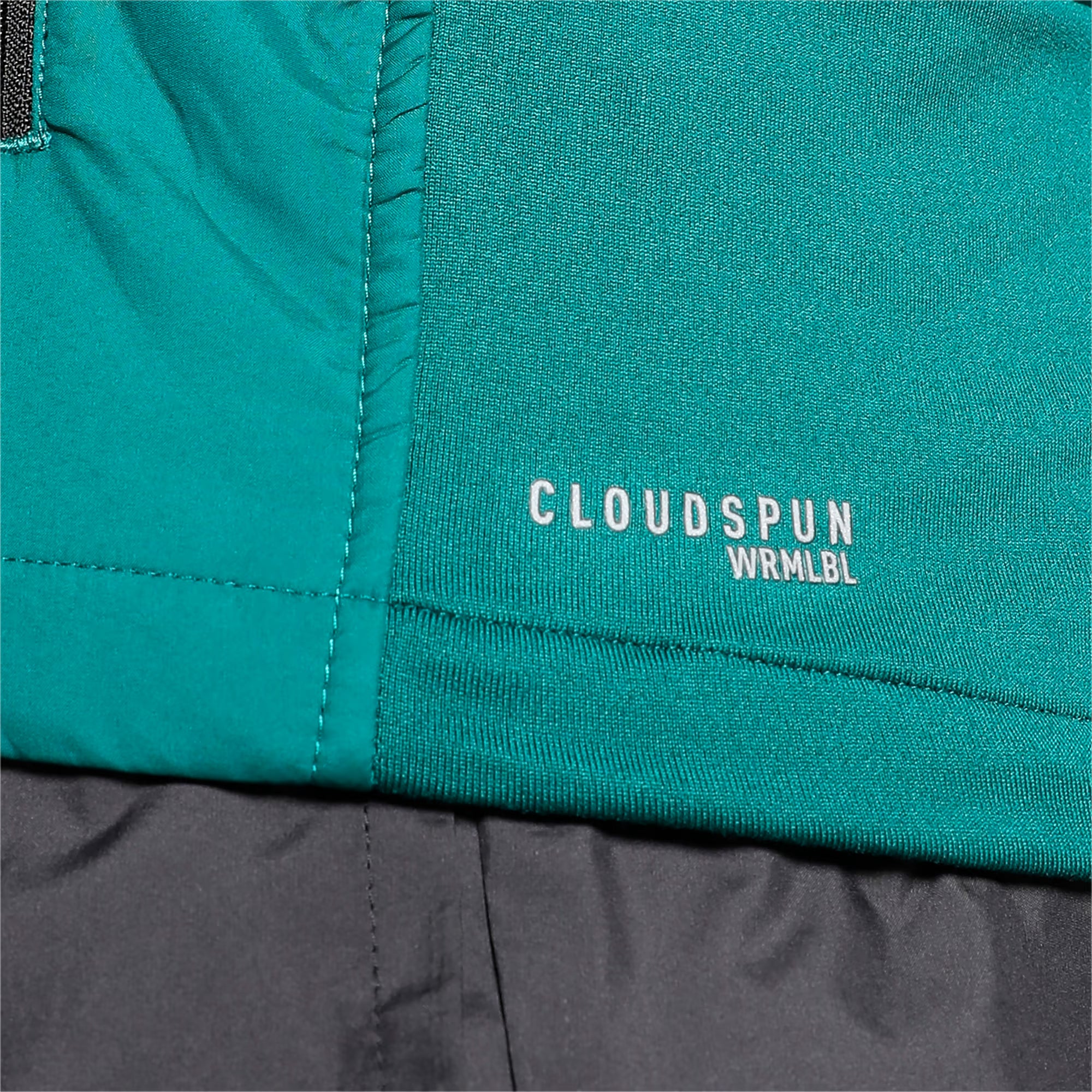 Puma Cloudspun WRMBL Mens Running Jacket - Green - Image 5