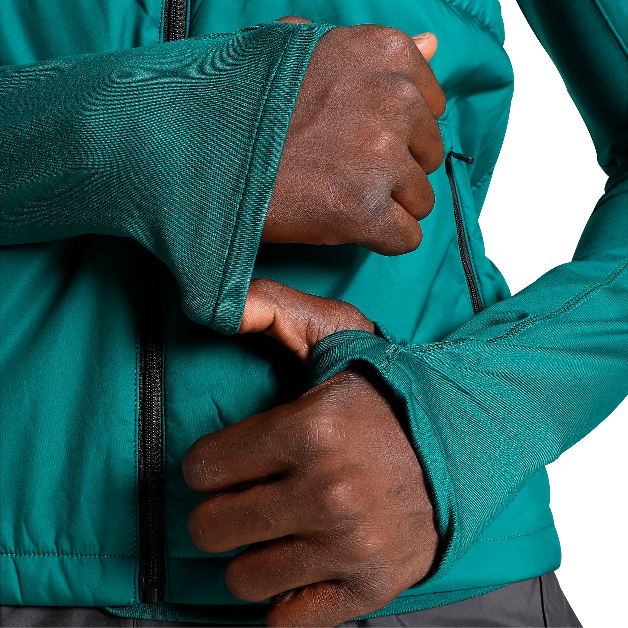 Puma Cloudspun WRMBL Mens Running Jacket - Green - Image 6
