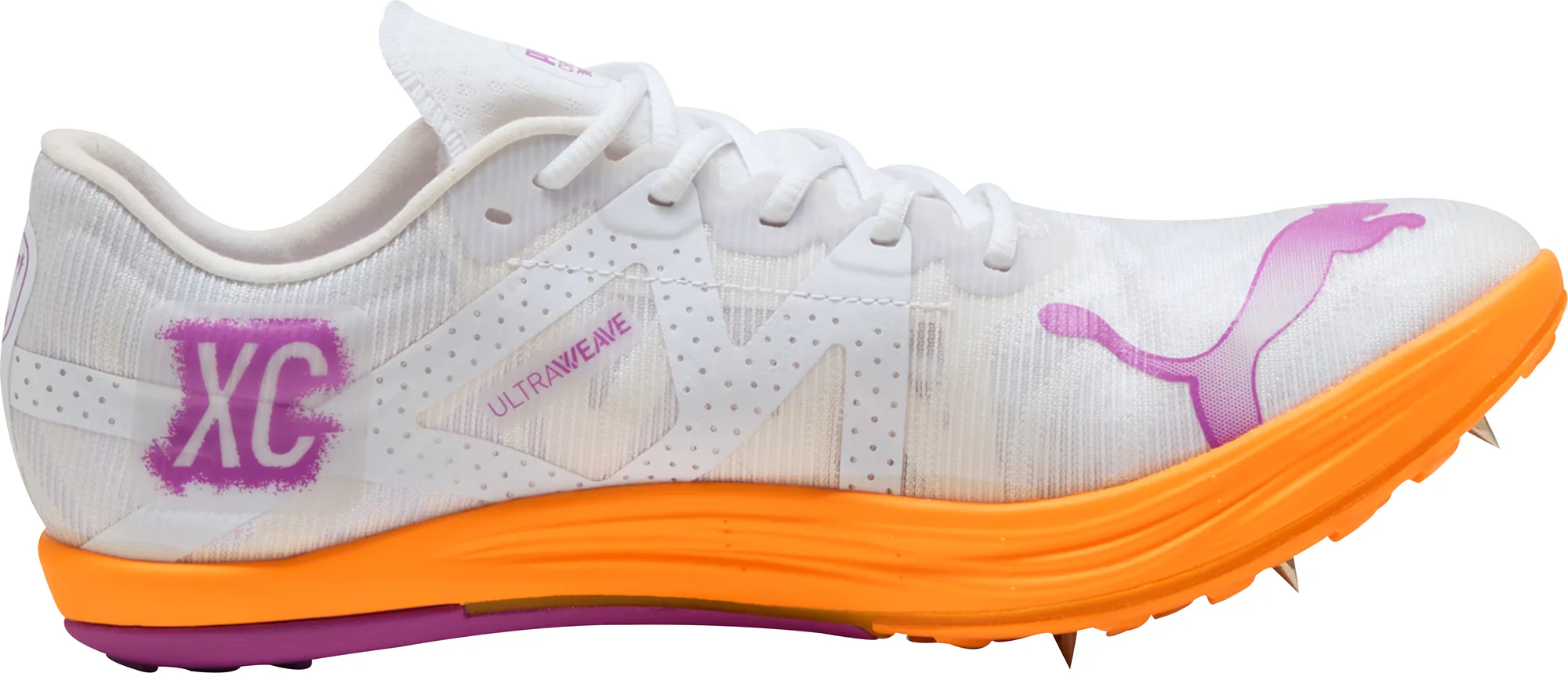 Puma Crossfox Nitro Elite Cross Country Running Spikes - White - Image 3