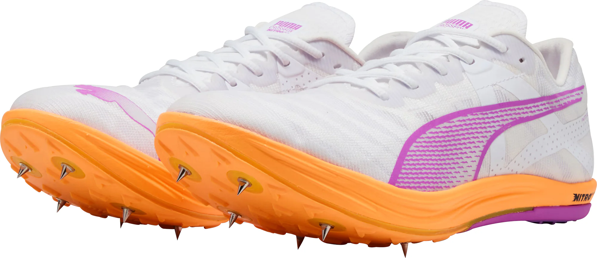 Puma Crossfox Nitro Elite Cross Country Running Spikes - White - Image 5