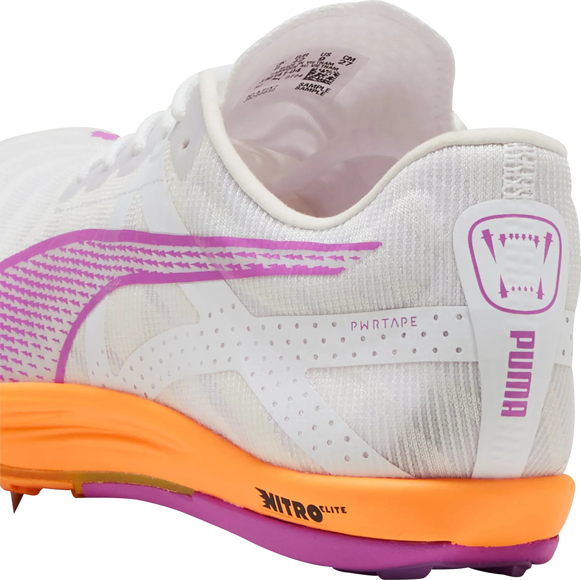 Puma Crossfox Nitro Elite Cross Country Running Spikes - White - Image 6