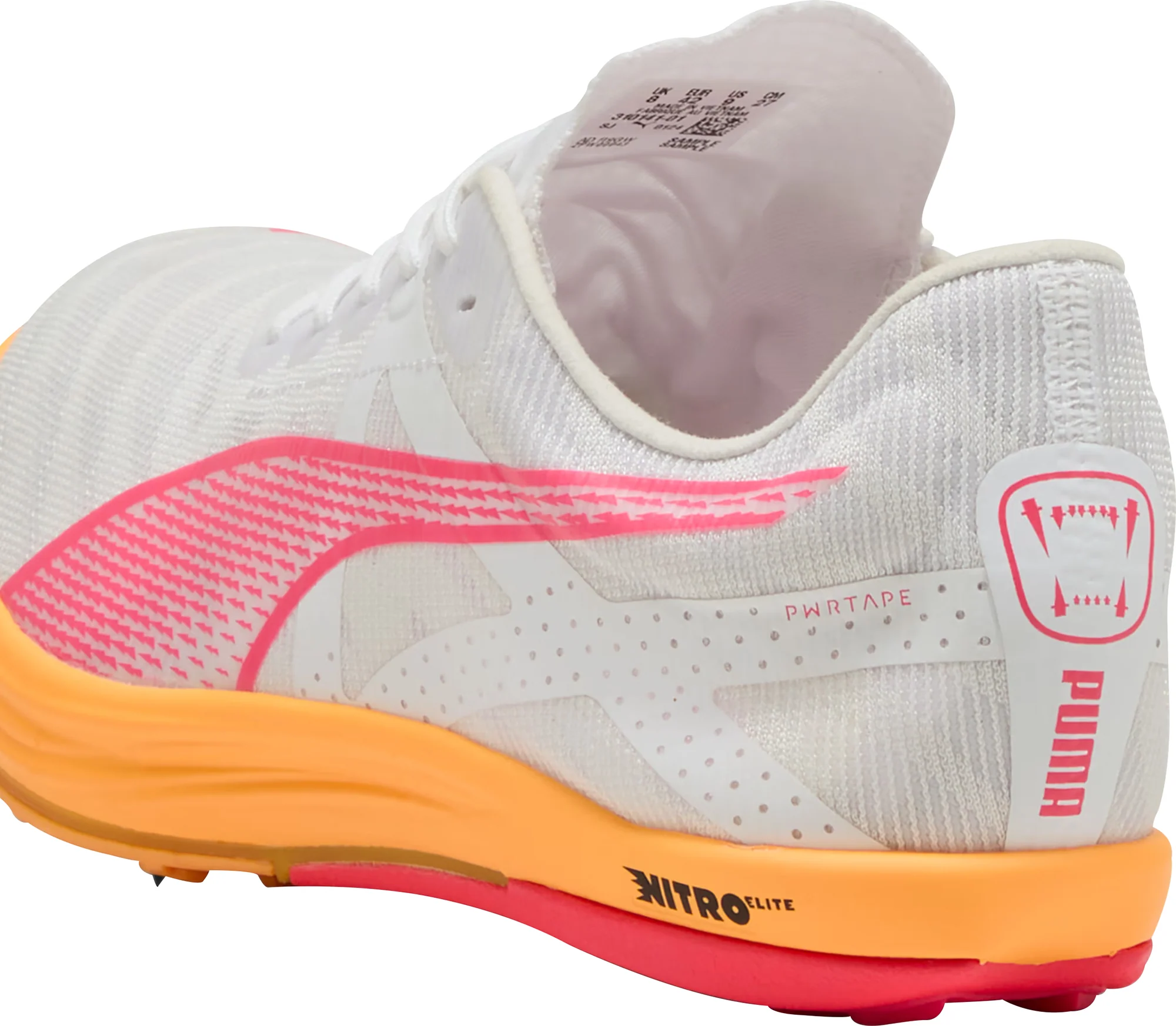 Puma Crossfox Nitro Elite Cross Country Running Spikes - White - Image 6