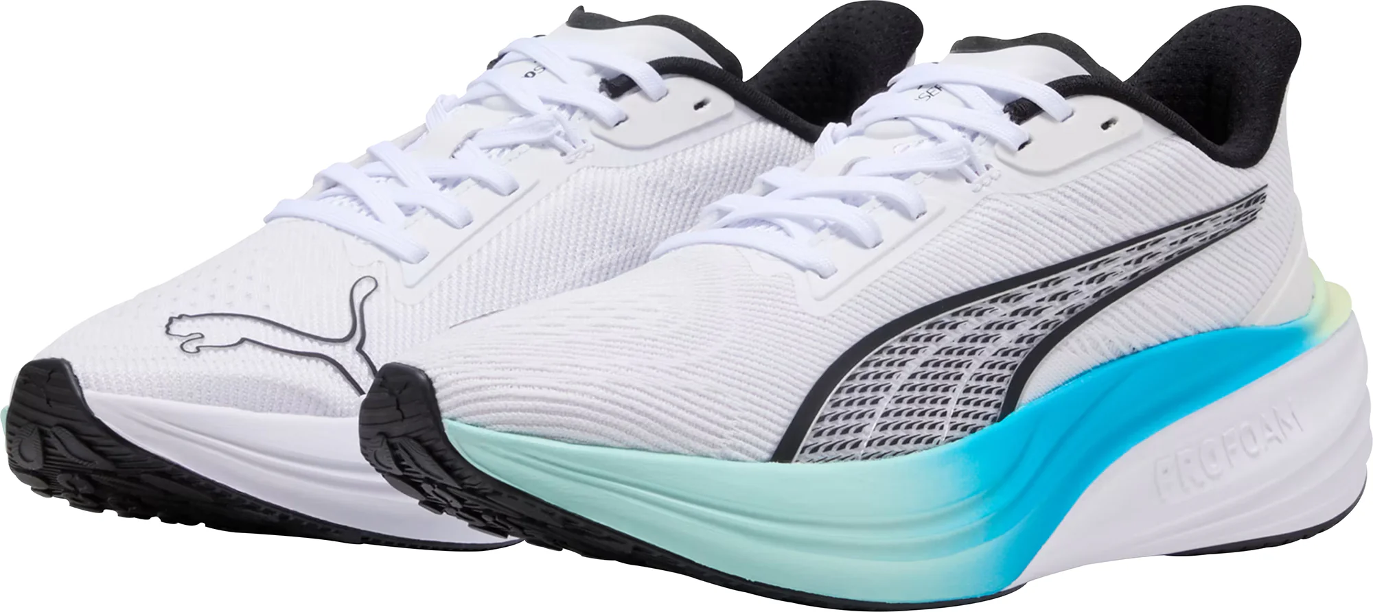 Puma Darter Pro Mens Running Shoes - White - Image 5