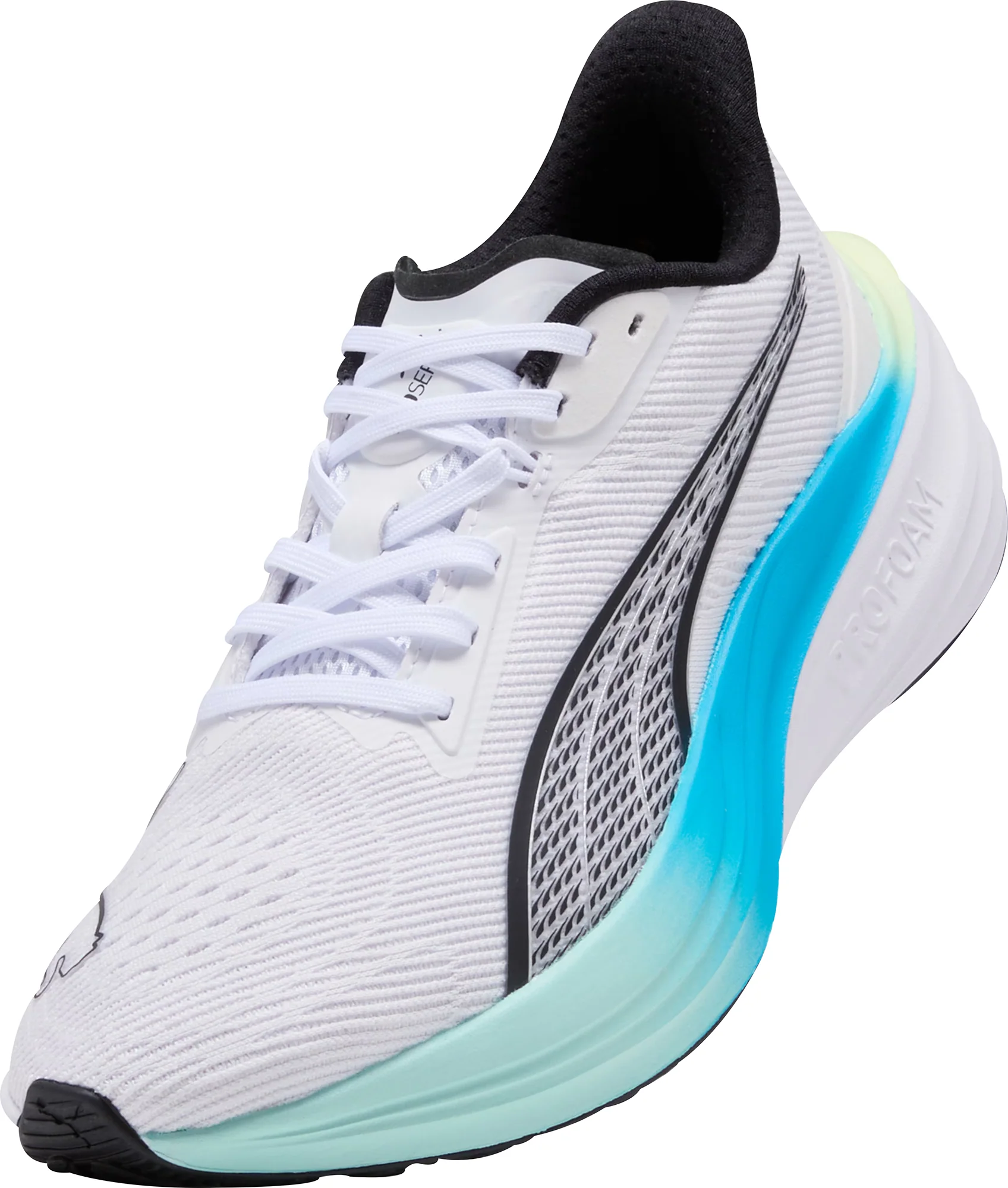 Puma Darter Pro Mens Running Shoes - White - Image 7