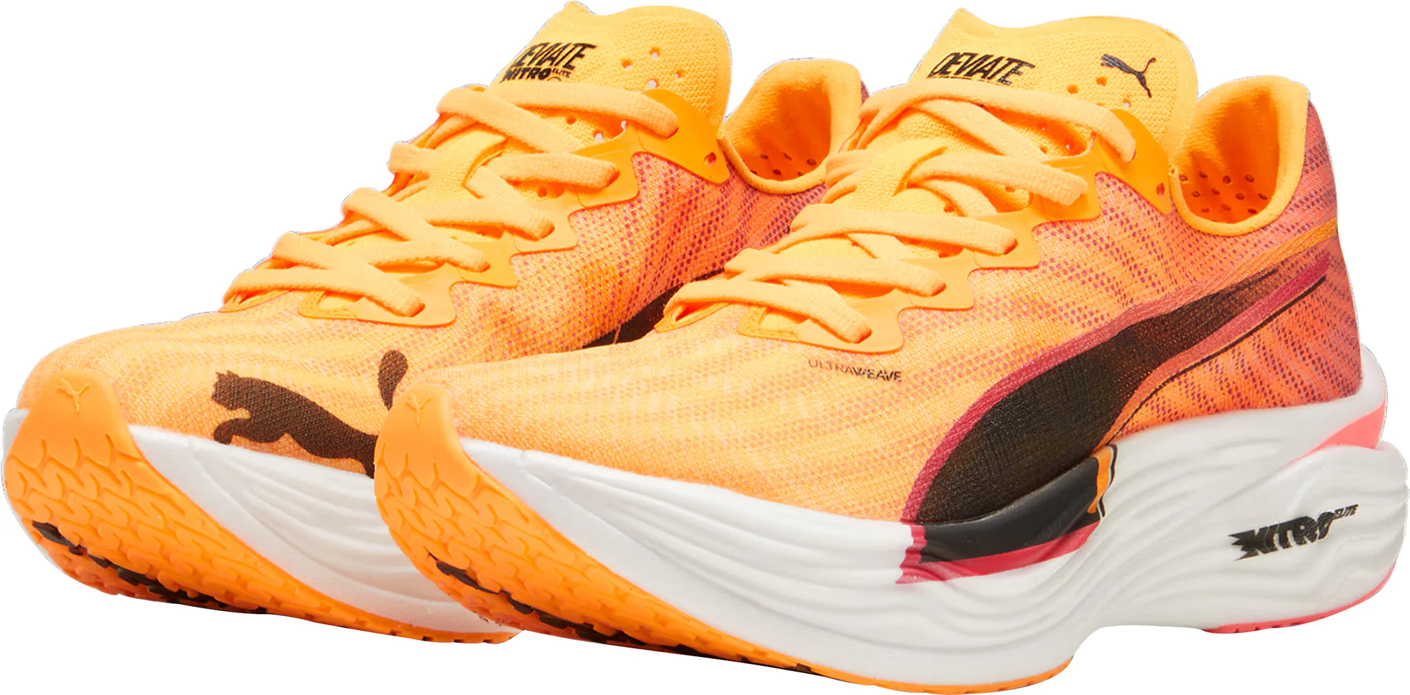 Puma Deviate Nitro Elite 3 Womens Running Shoes - Orange - Image 5