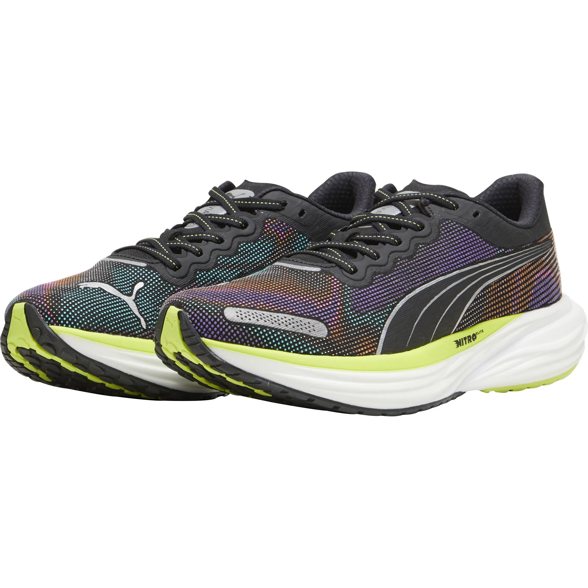 Puma Deviate Nitro 2 Mens Running Shoes - Black - Image 5