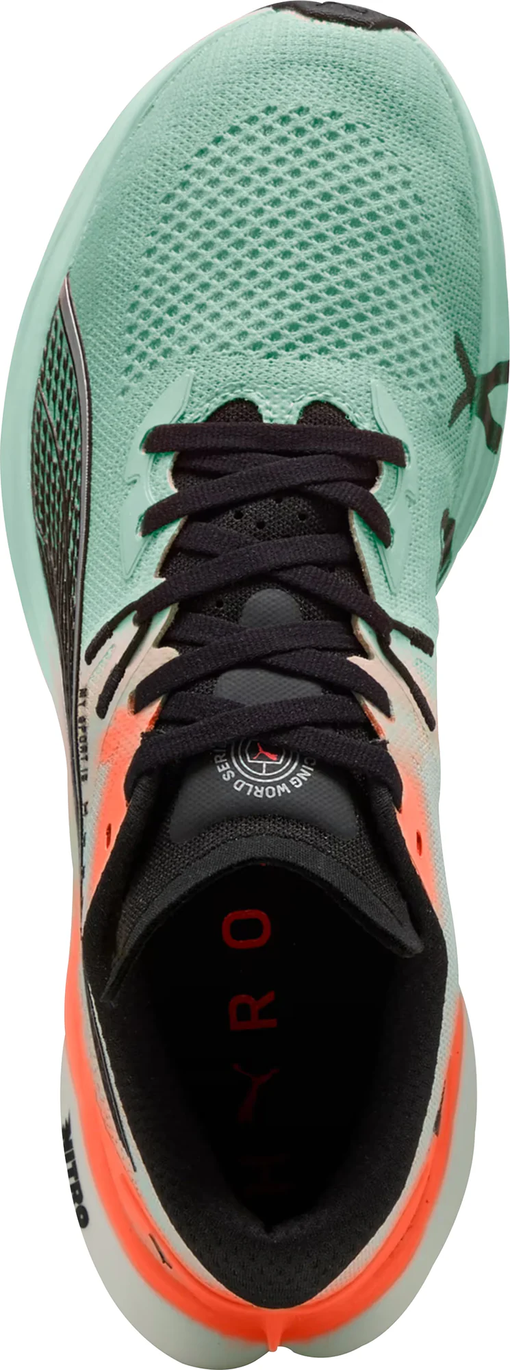 Puma Deviate Nitro 3 HYROX Womens Running Shoes - Green - Image 4