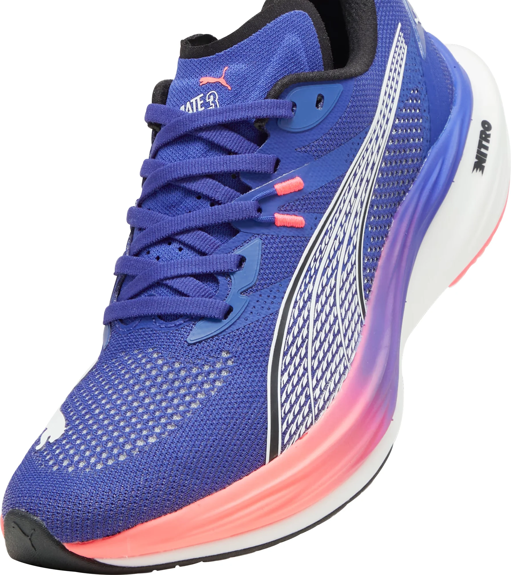Puma Deviate Nitro 3 Mens Running Shoes - Blue - Image 6