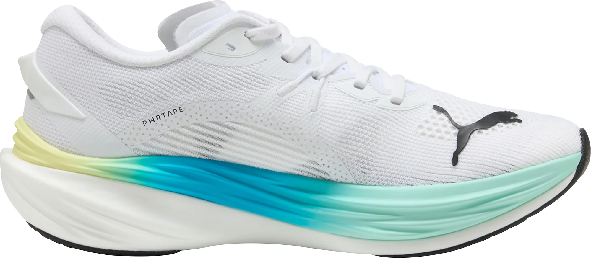 Puma Deviate Nitro 3 Mens Running Shoes - White - Image 3