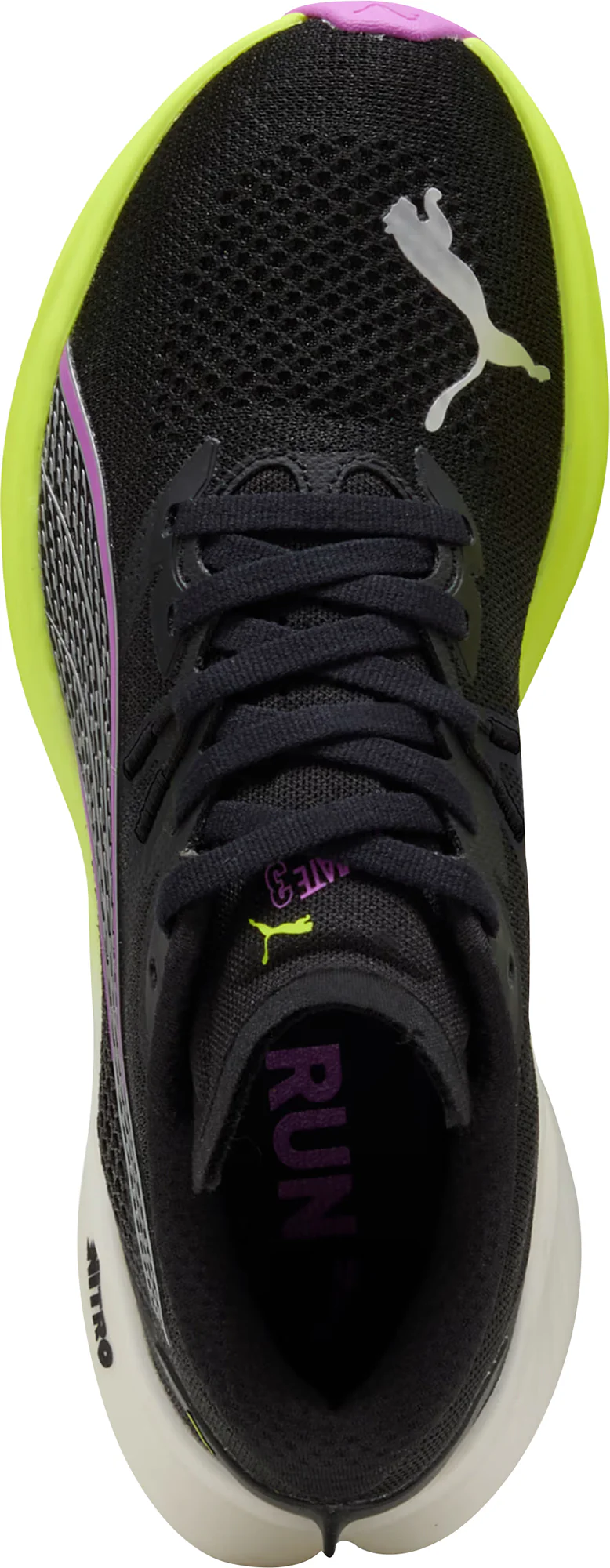Puma Deviate Nitro 3 Womens Running Shoes - Black - Image 4