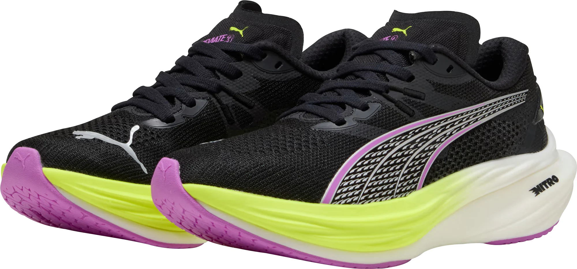 Puma Deviate Nitro 3 Womens Running Shoes - Black - Image 5