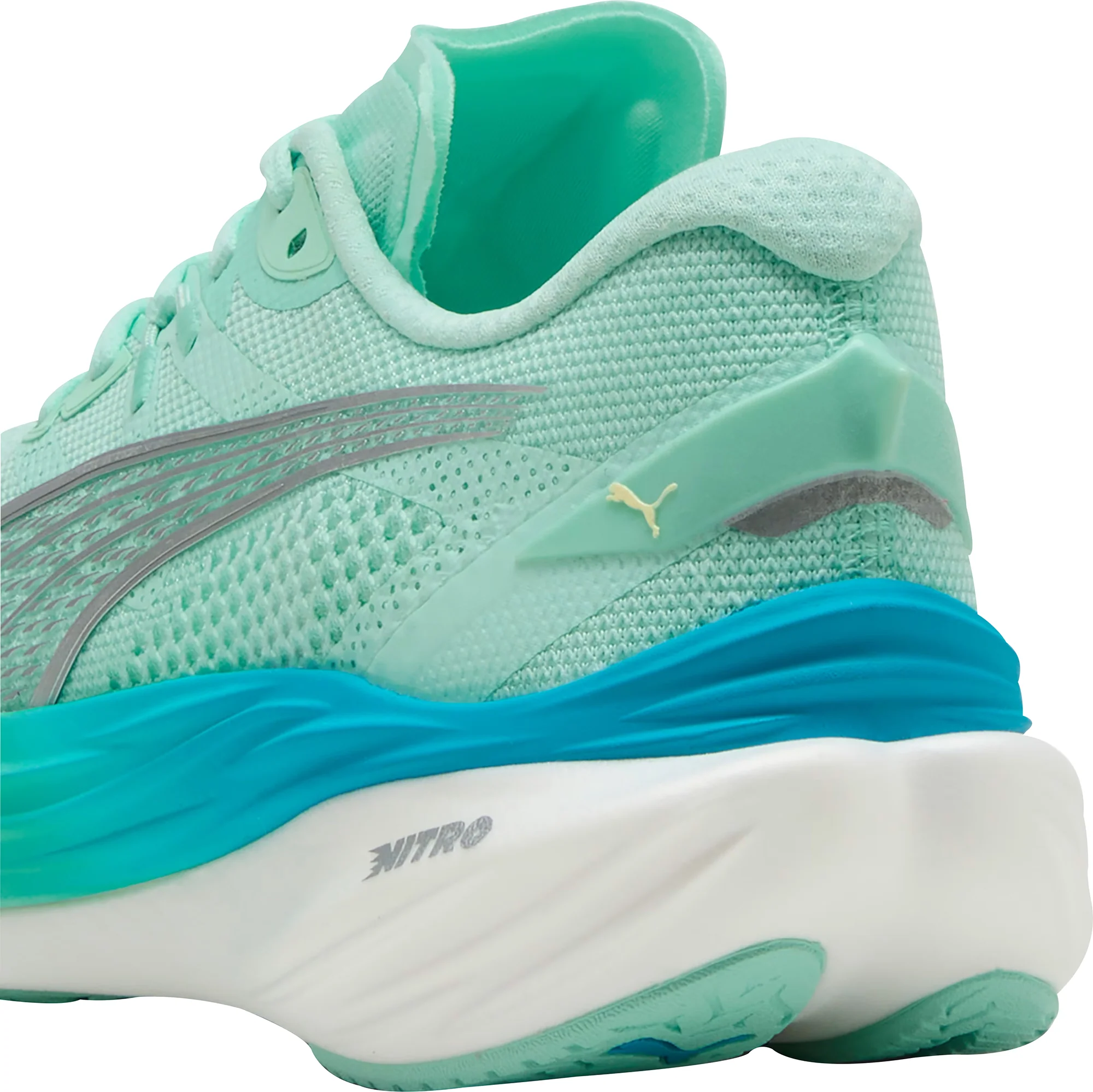 Puma Deviate Nitro 3 Womens Running Shoes - Green - Image 6