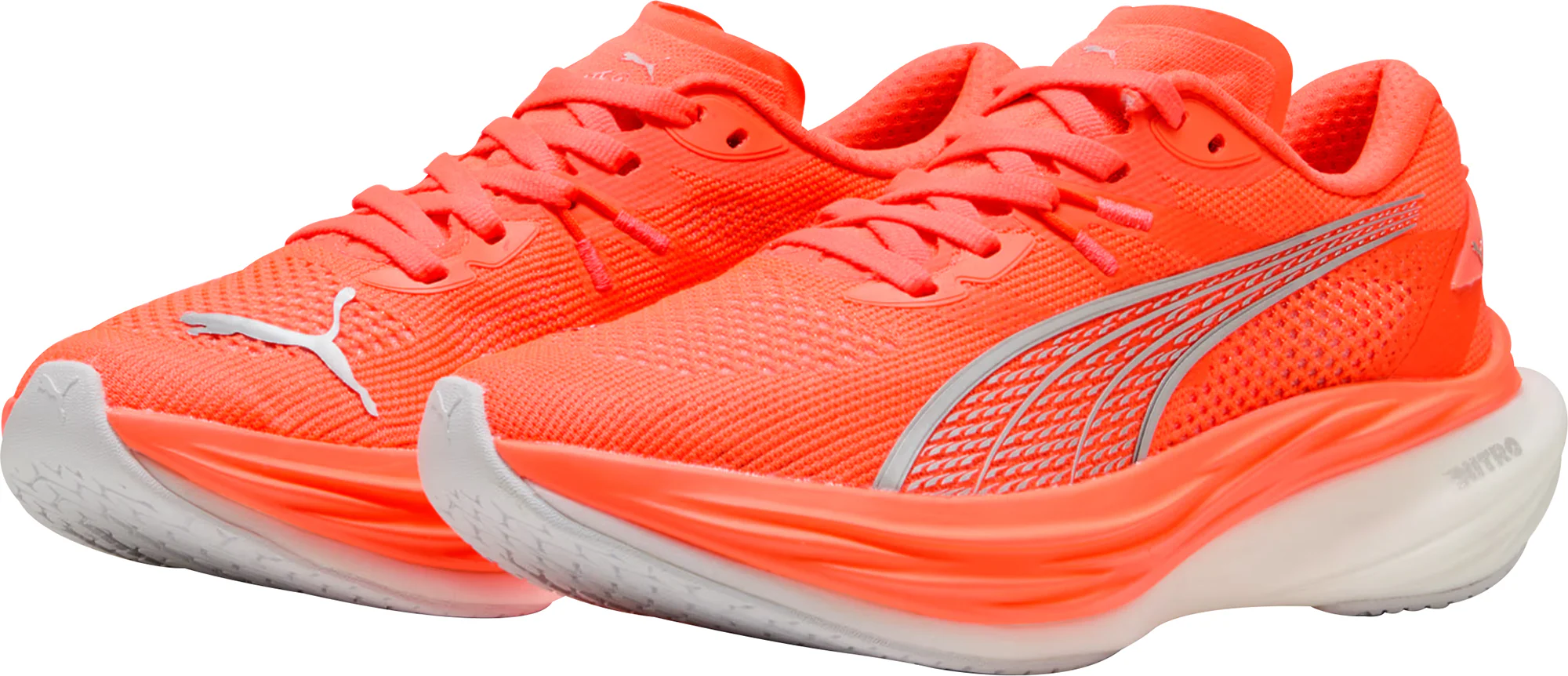 Puma Deviate Nitro 3 Womens Running Shoes - Red - Image 5