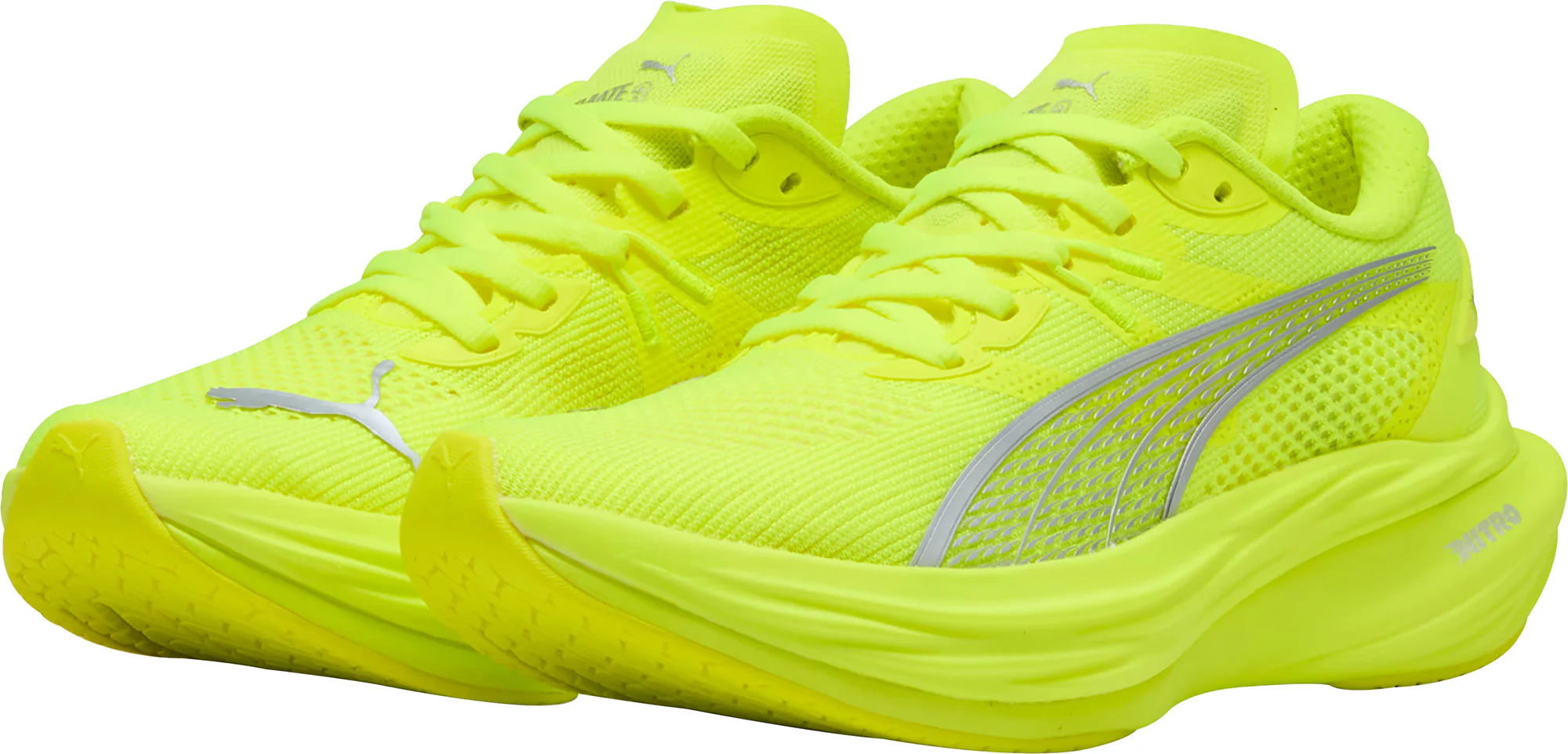 Puma Deviate Nitro 3 Womens Running Shoes - Yellow - Image 5