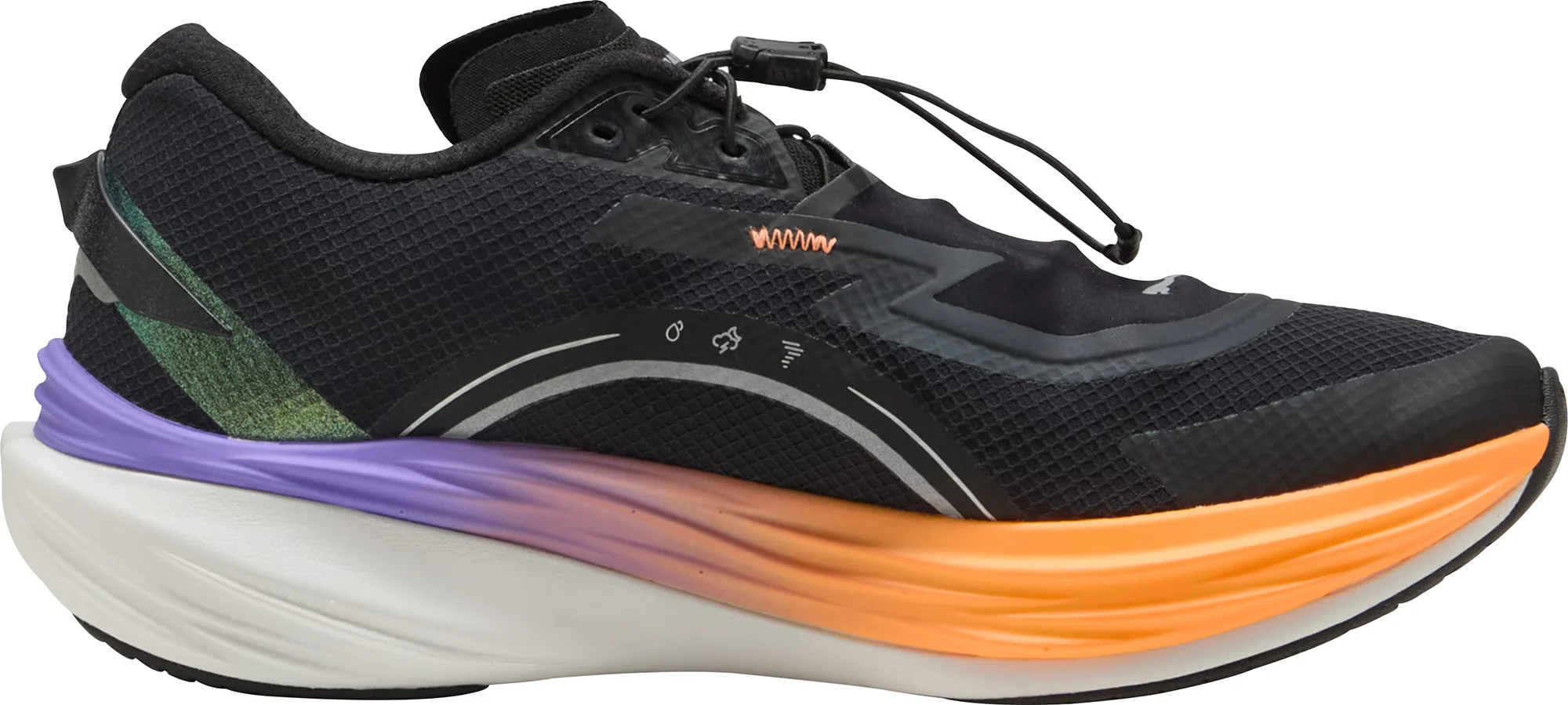Puma Deviate Nitro 3 WTR+ Mens Running Shoes - Black - Image 3