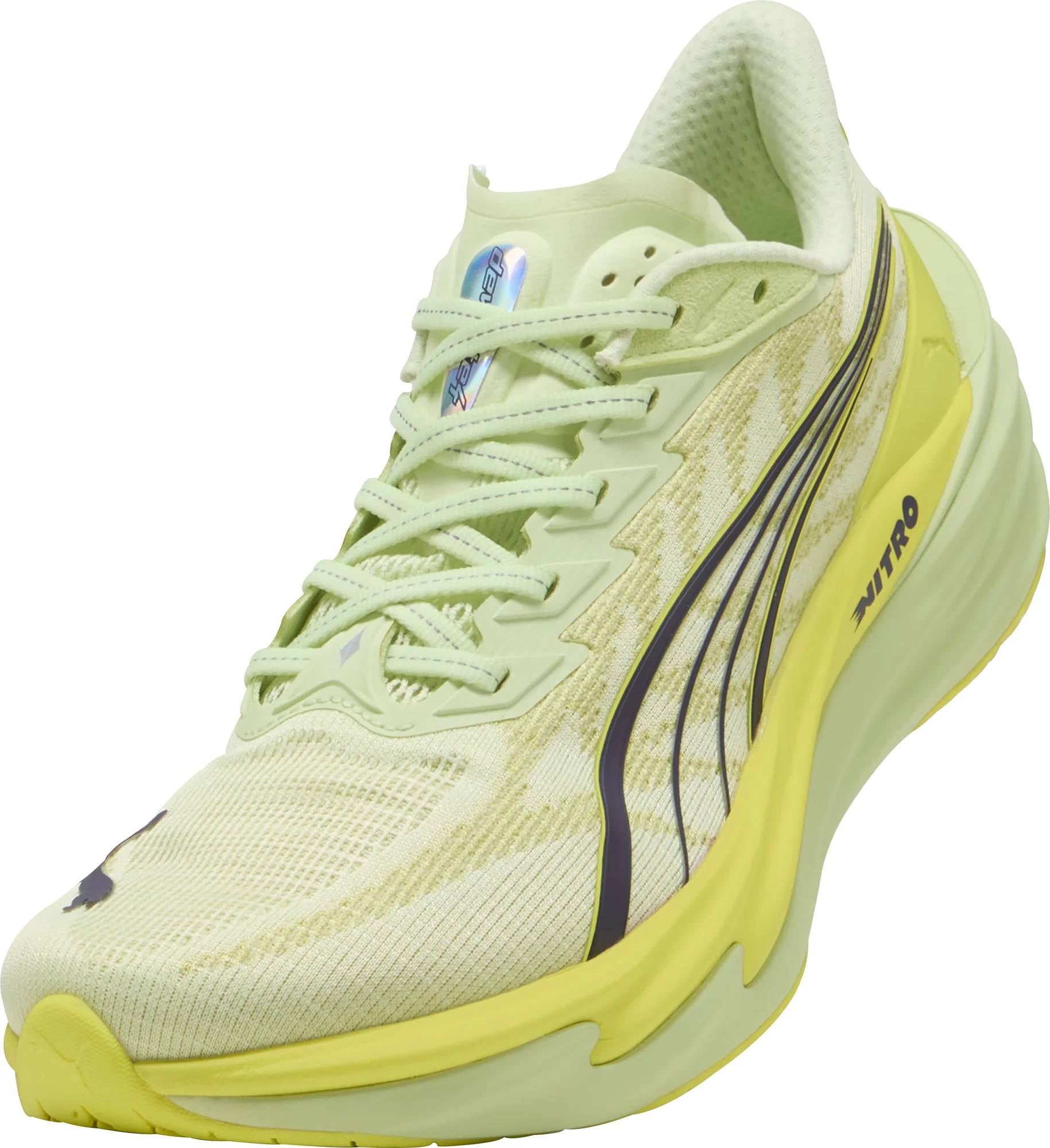 Puma Deviate Nitro 4 Mens Running Shoes - Green - Image 7