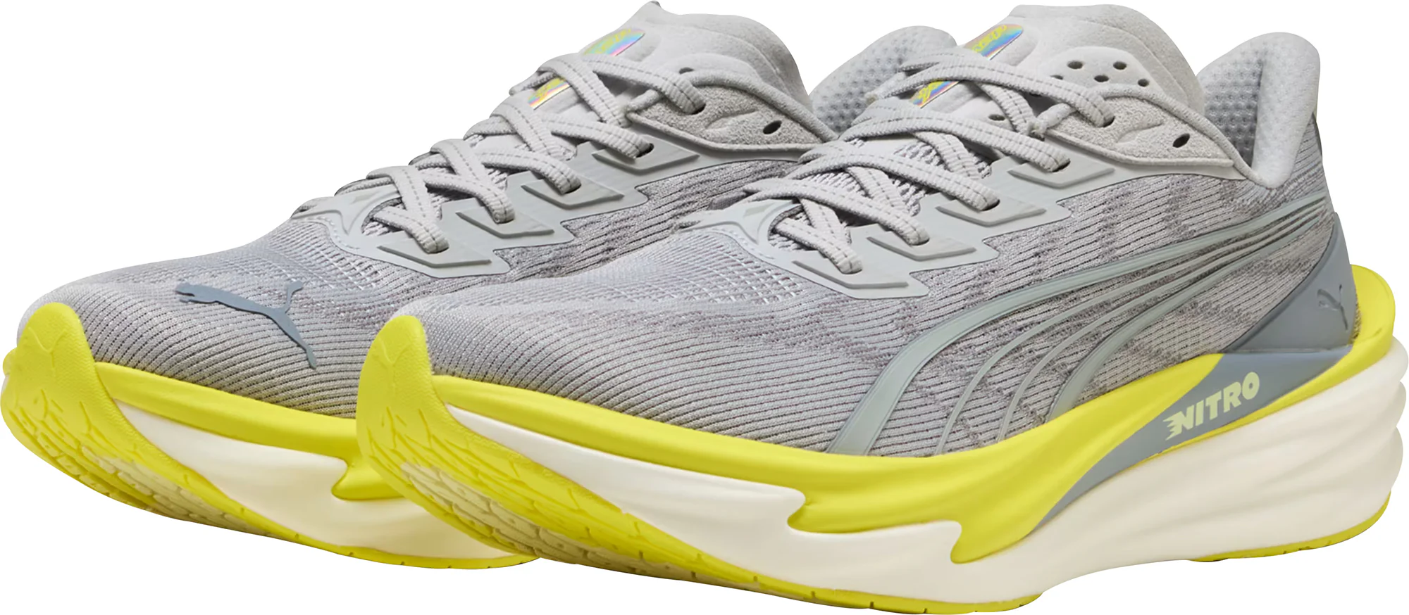 Puma Deviate Nitro 4 Mens Running Shoes - Grey - Image 5