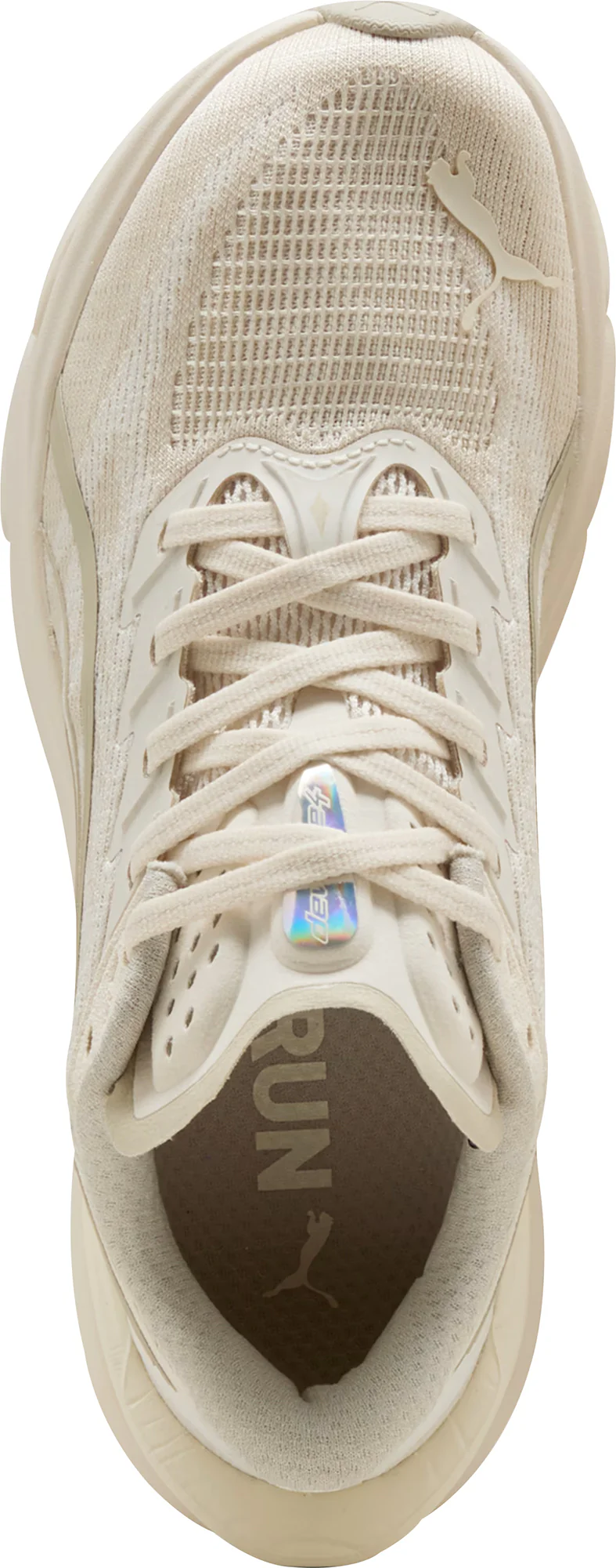 Puma Deviate Nitro 4 Womens Running Shoes - Cream - Image 4