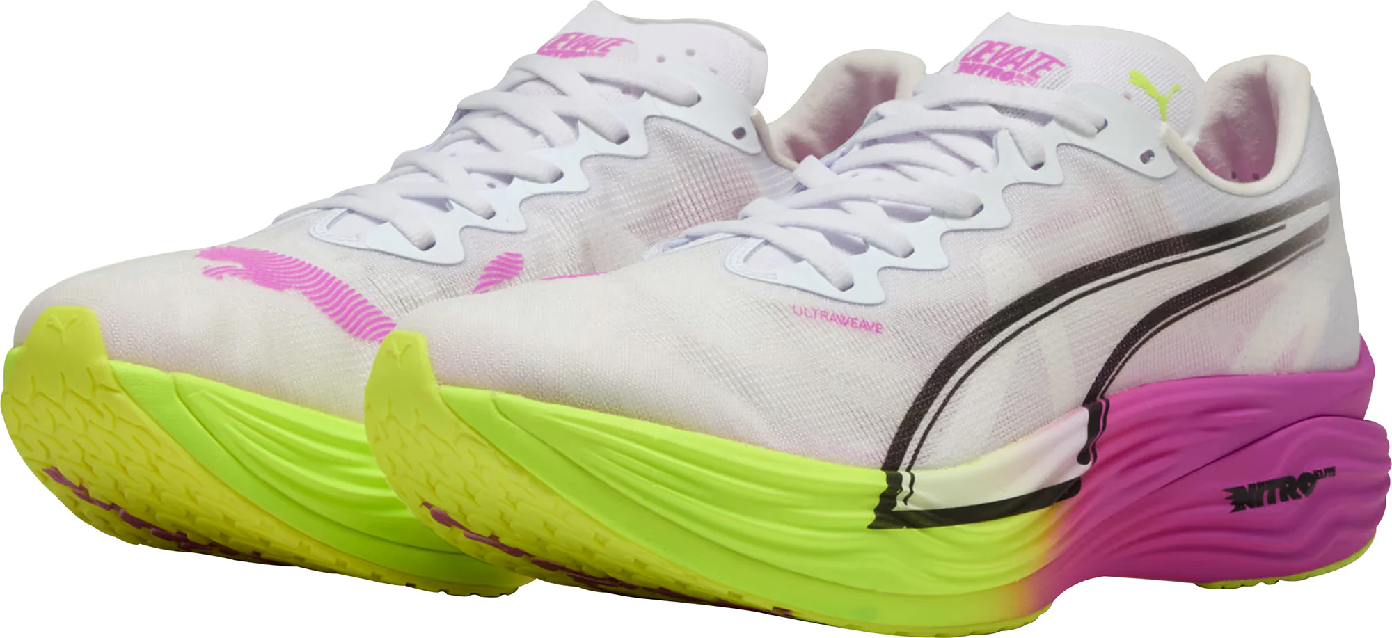 Puma Deviate Nitro Elite 3 Mens Running Shoes - White - Image 5