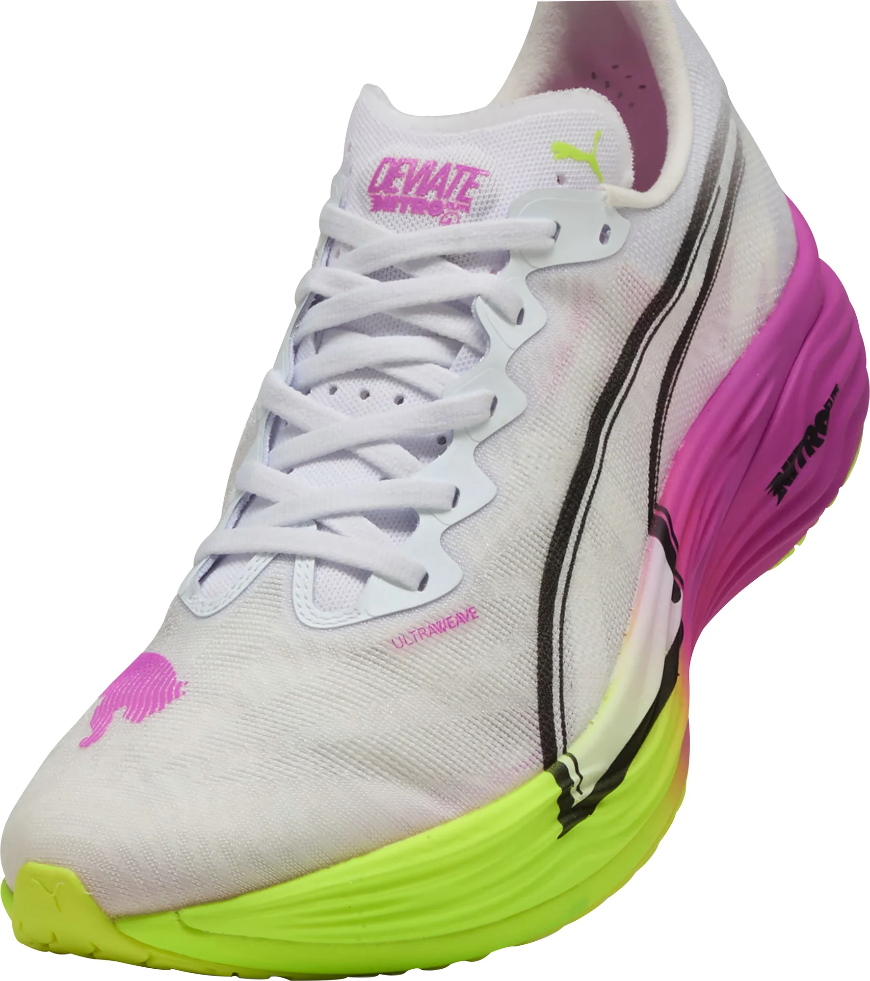 Puma Deviate Nitro Elite 3 Mens Running Shoes - White - Image 7