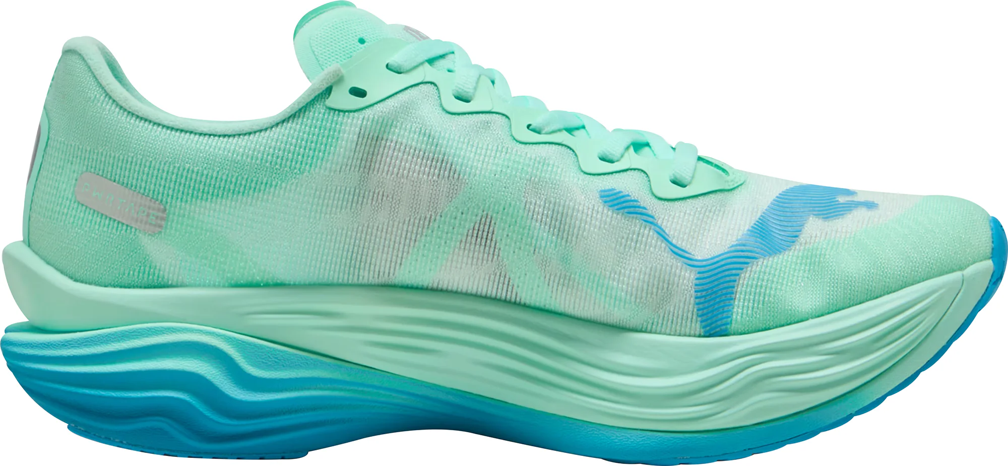 Puma Deviate Nitro Elite 3 Womens Running Shoes - Green - Image 3