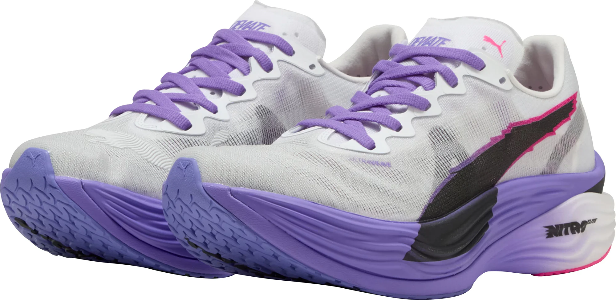 Puma Deviate Nitro Elite 3 Womens Running Shoes - White - Image 5