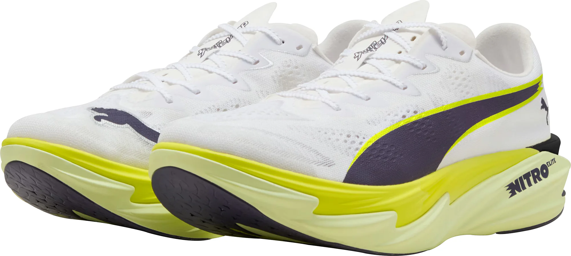Puma Deviate Nitro Elite 4 Mens Running Shoes - White - Image 5