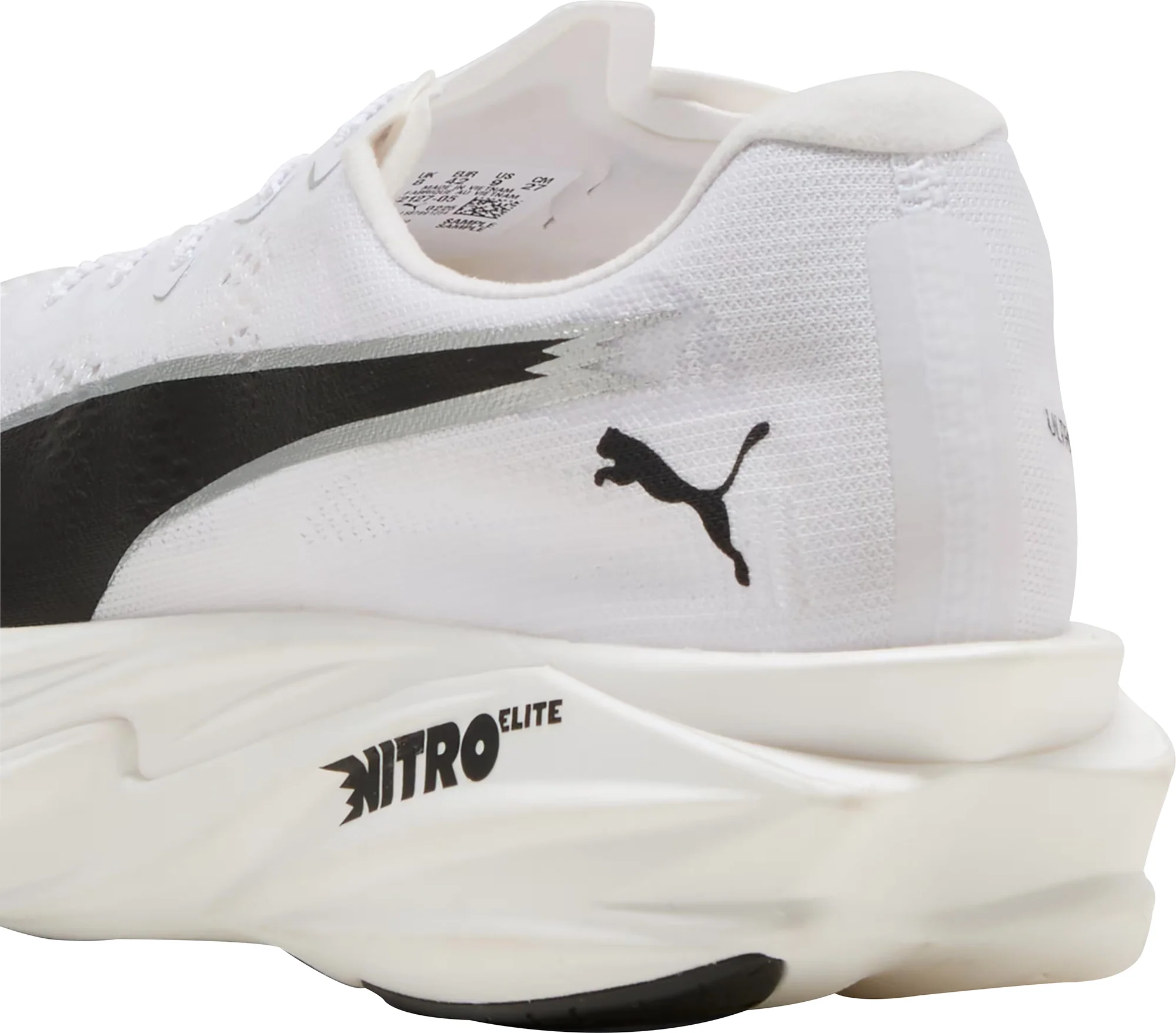Puma Deviate Nitro Elite 4 Mens Running Shoes - White - Image 6