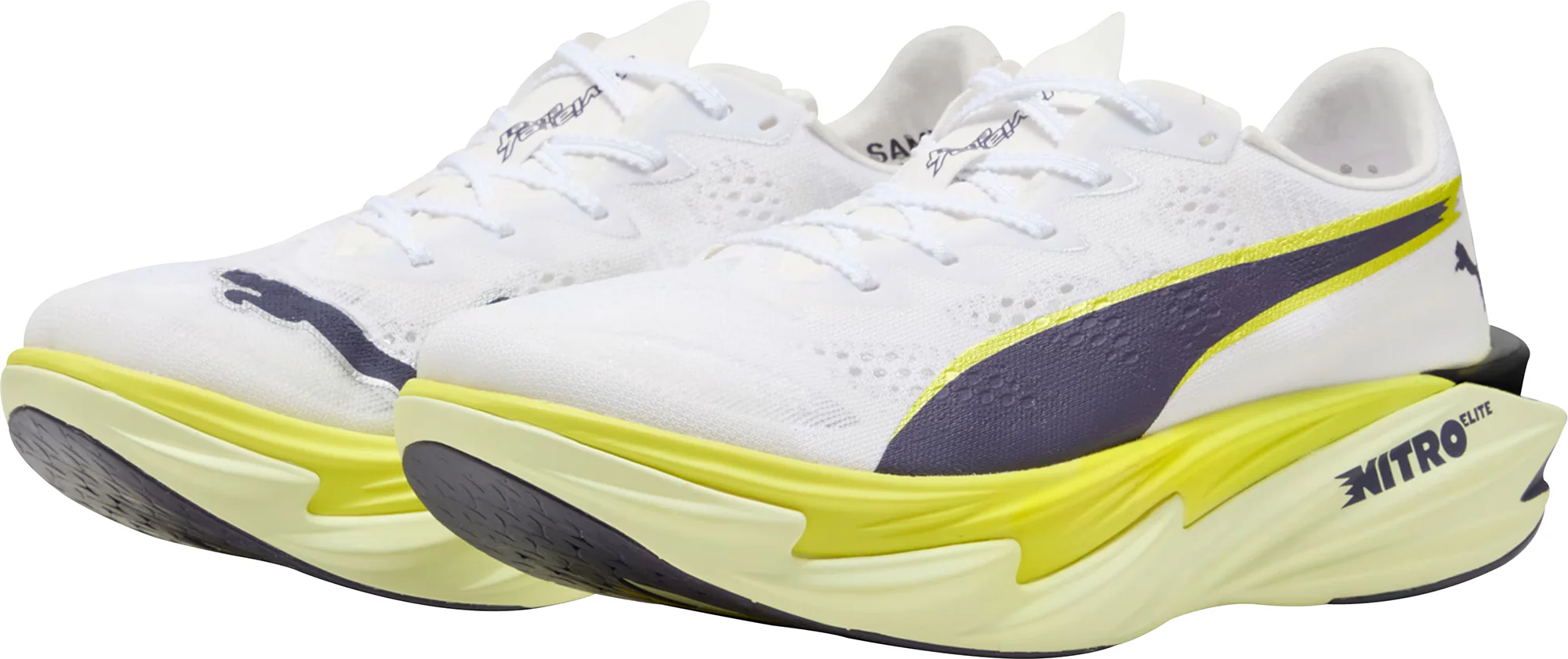 Puma Deviate Nitro Elite 4 Womens Running Shoes - White - Image 5